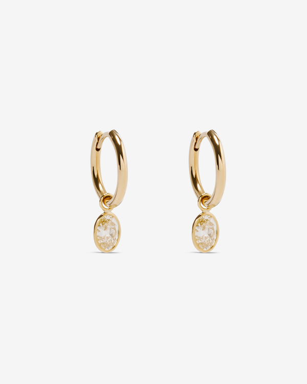 William Welstead - Women's Yellow Diamond Earrings - (Yellow Gold)