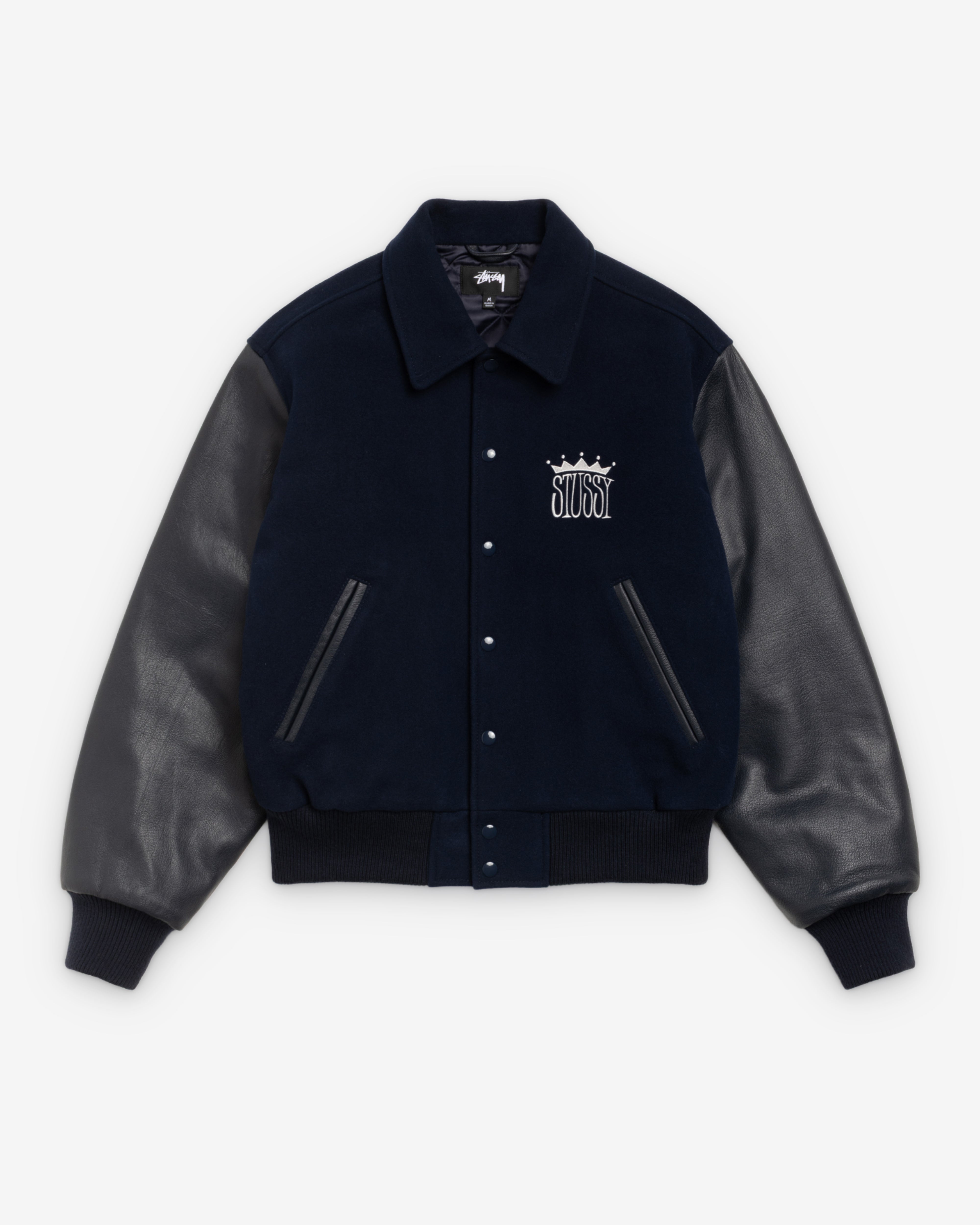 Stüssy: Men's King Varsity (Navy) | DSML E-SHOP