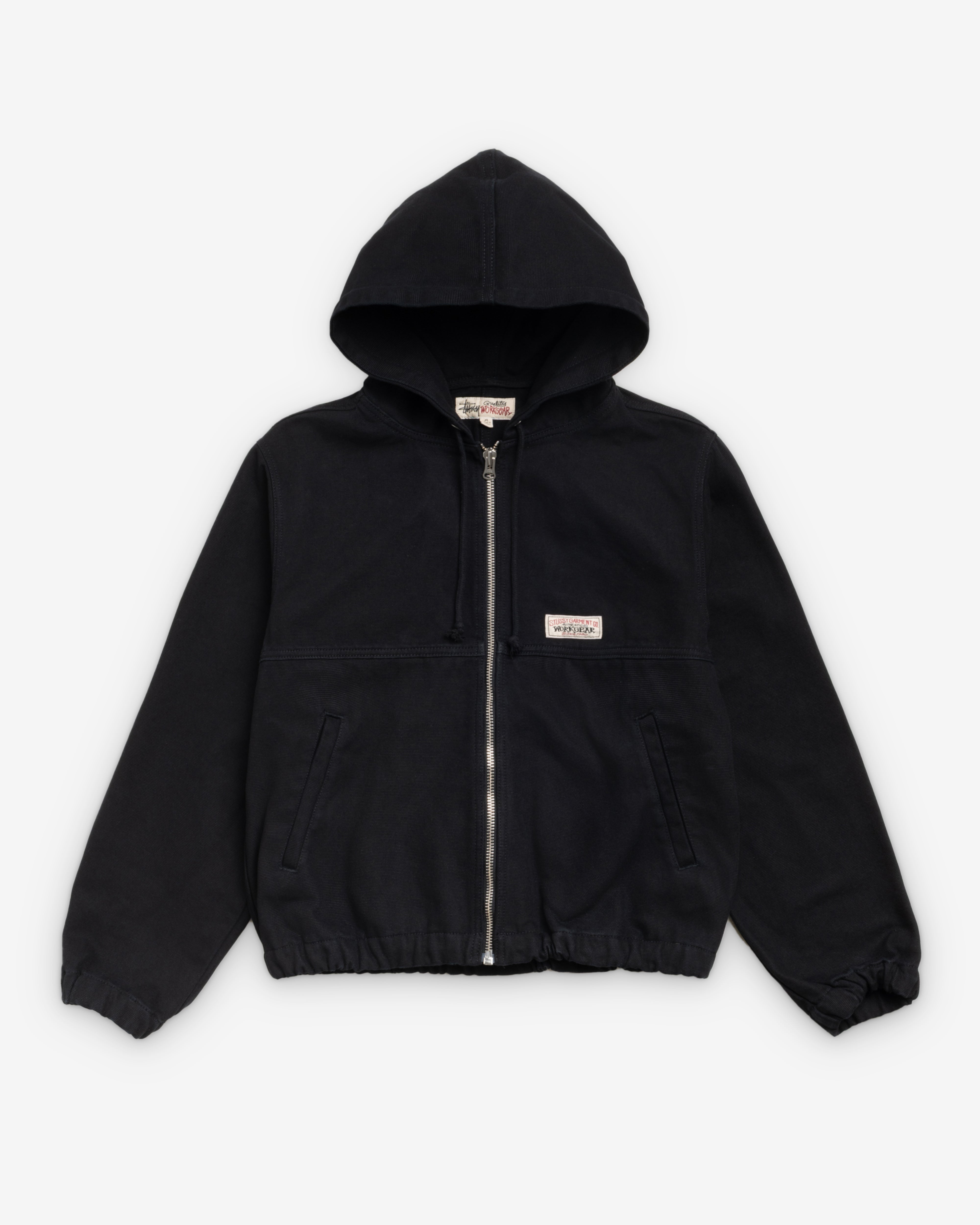 Stüssy: Men's Work Jacket Unlined Canvas (Black) | Dover Street
