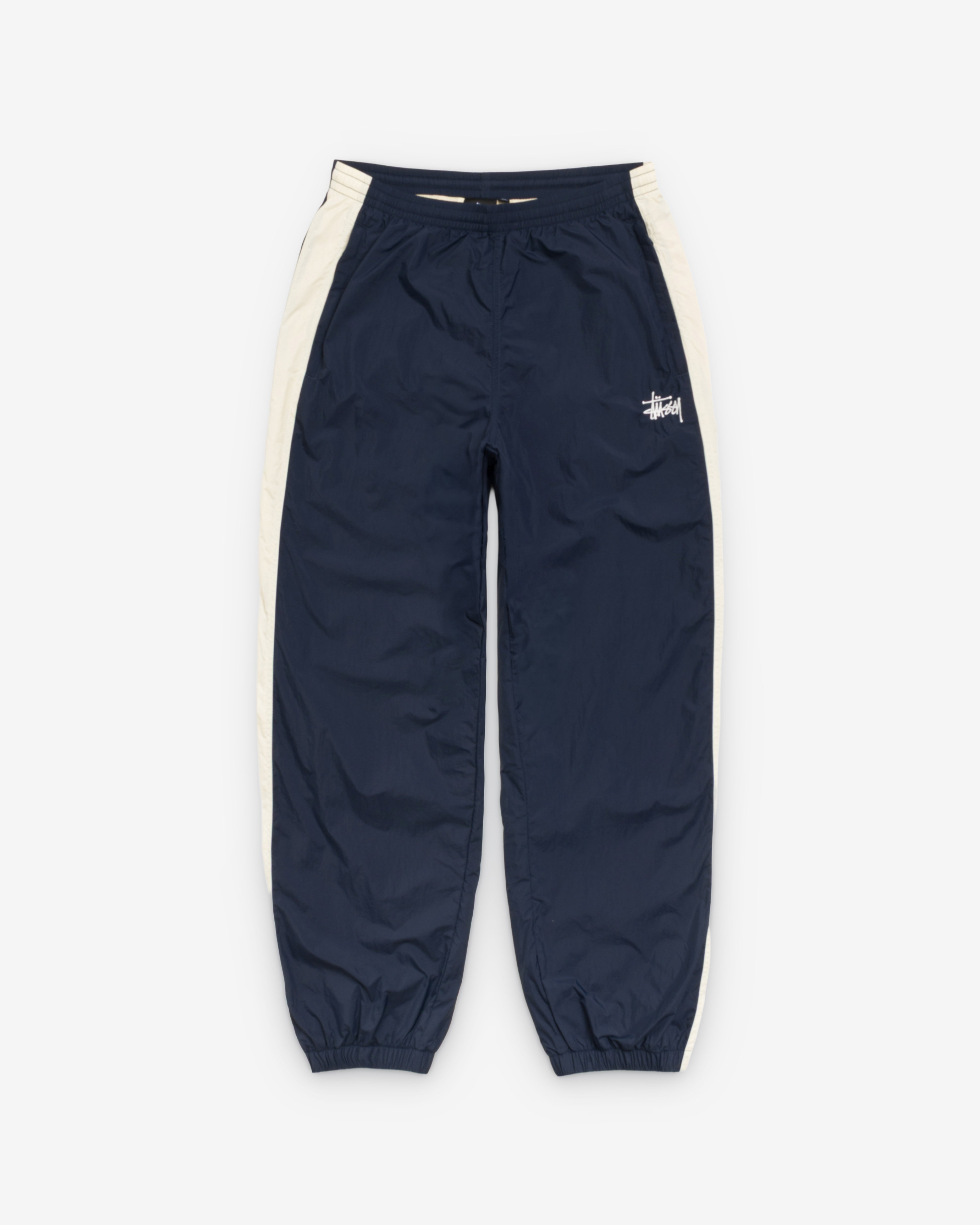 Stüssy: Men's Side Stripe Track Pant (Navy) | Dover Street Market