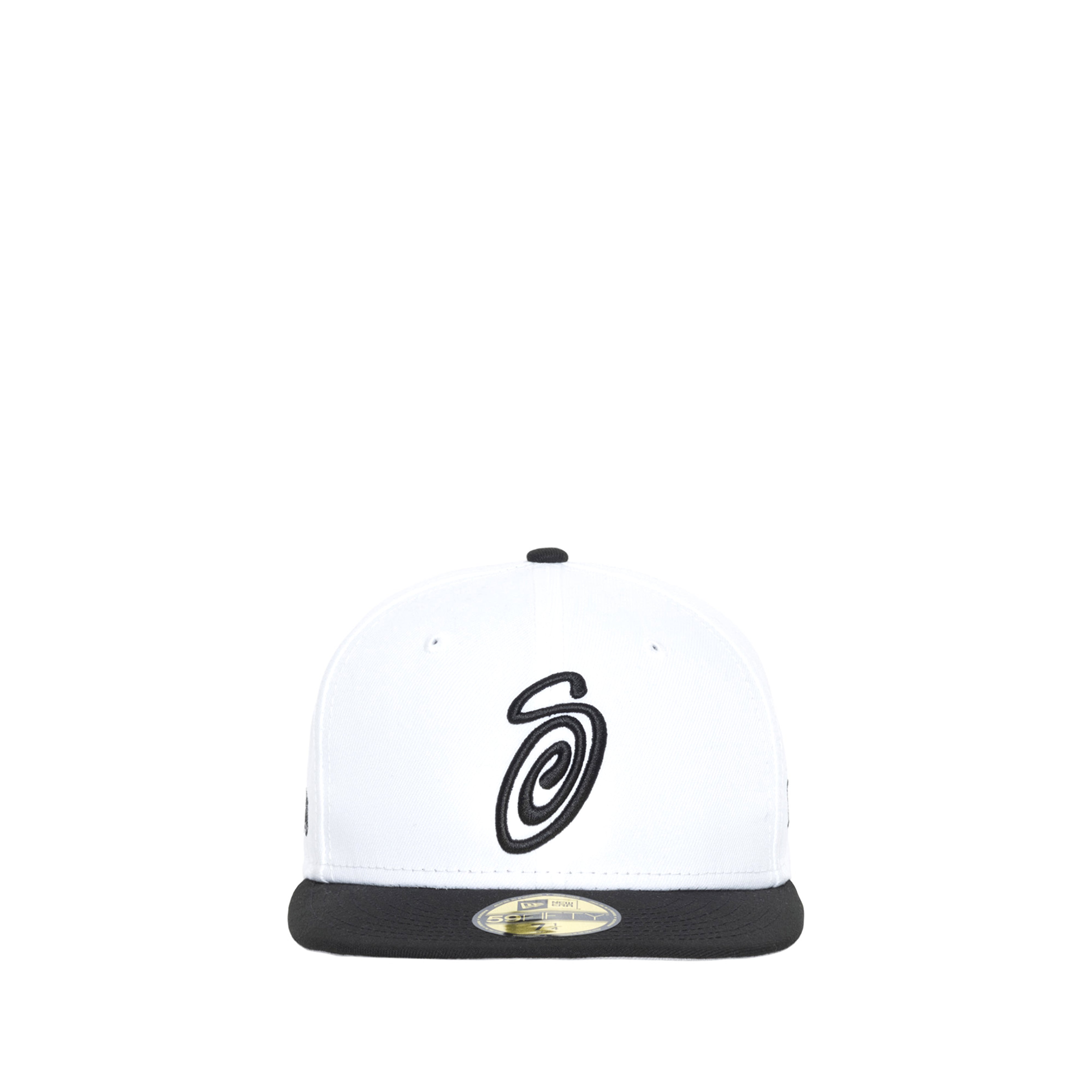 Stüssy - Curly S 59Fifty New Era Cap - (Whi1) | Dover Street