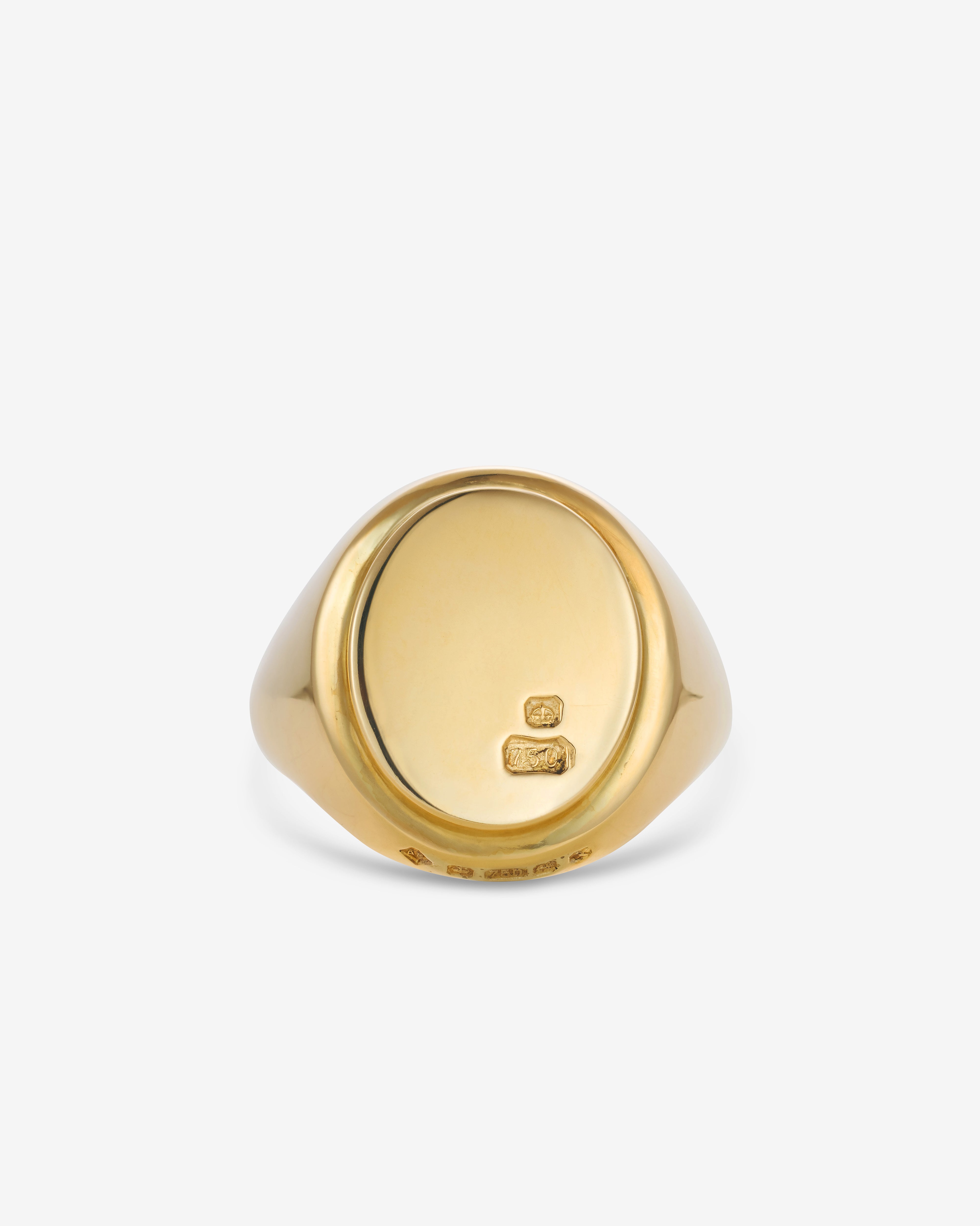 Bunney : Oval Signet Ring (Yellow Gold) | Dover Street Market London