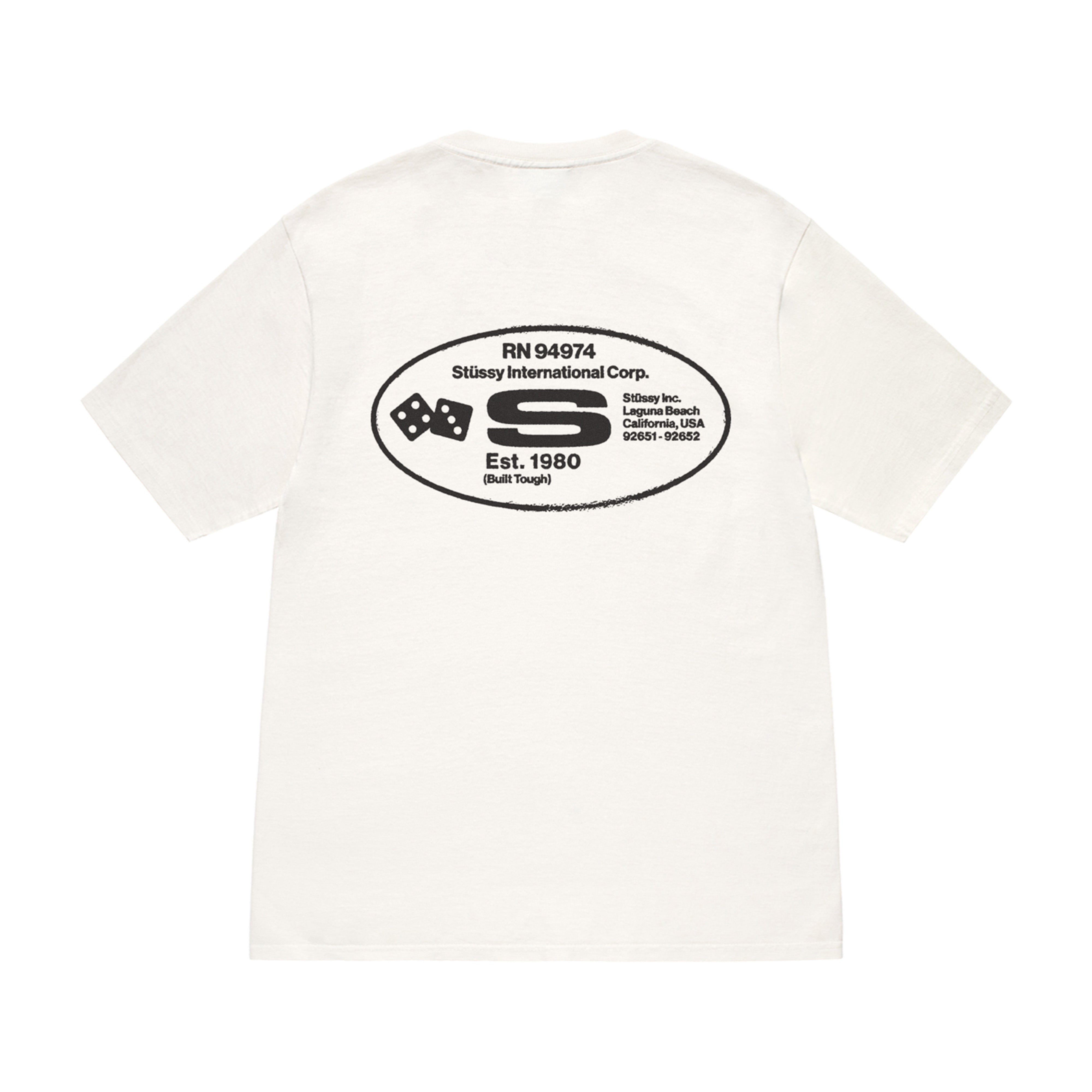 Stüssy: Oval Corp. Pigment Dyed Tee (natural) 