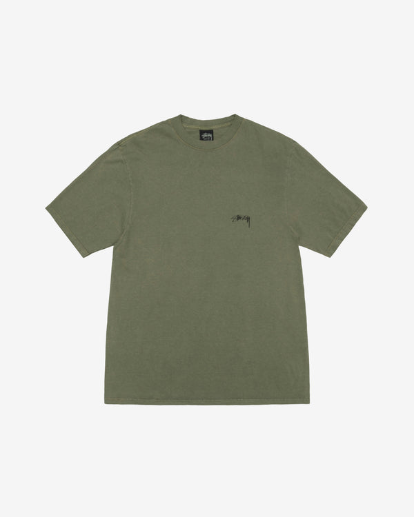 Stüssy - Men's Smooth Stock Pigment Dyed T-Shirt - (Olive)