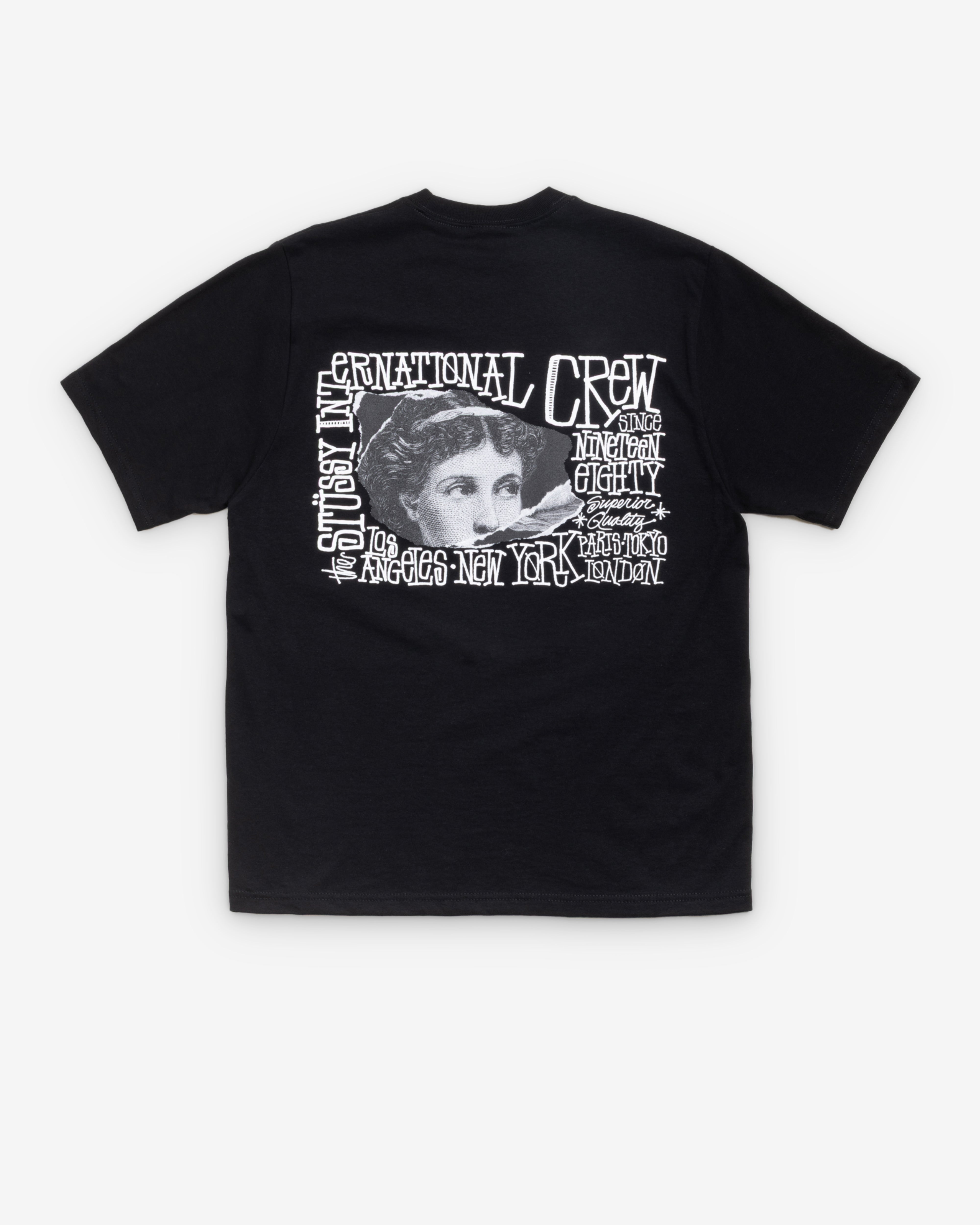anytee レザーyoke stussy vintege GDC deluxe Stüssy: Men's Victoria Tee (Black) | Dover Street Market London
