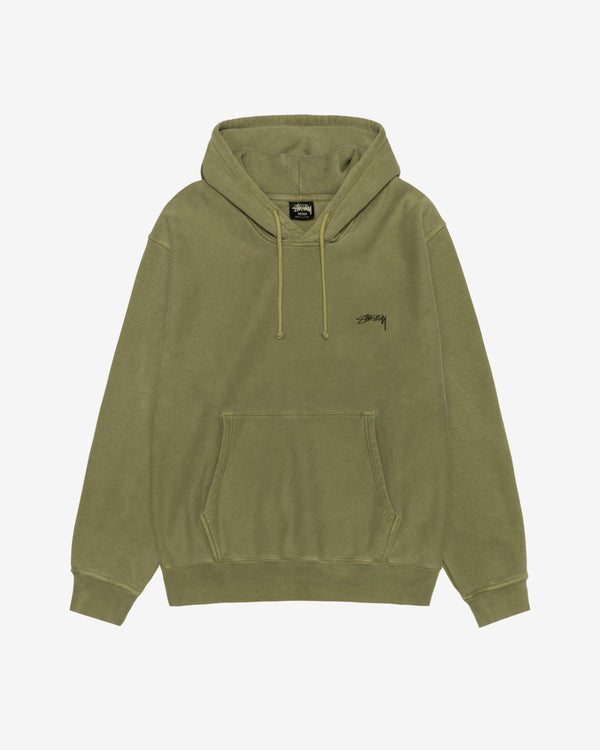 Stussy - Men's Smooth Stock Pig. Dyed Hood - (Olive)