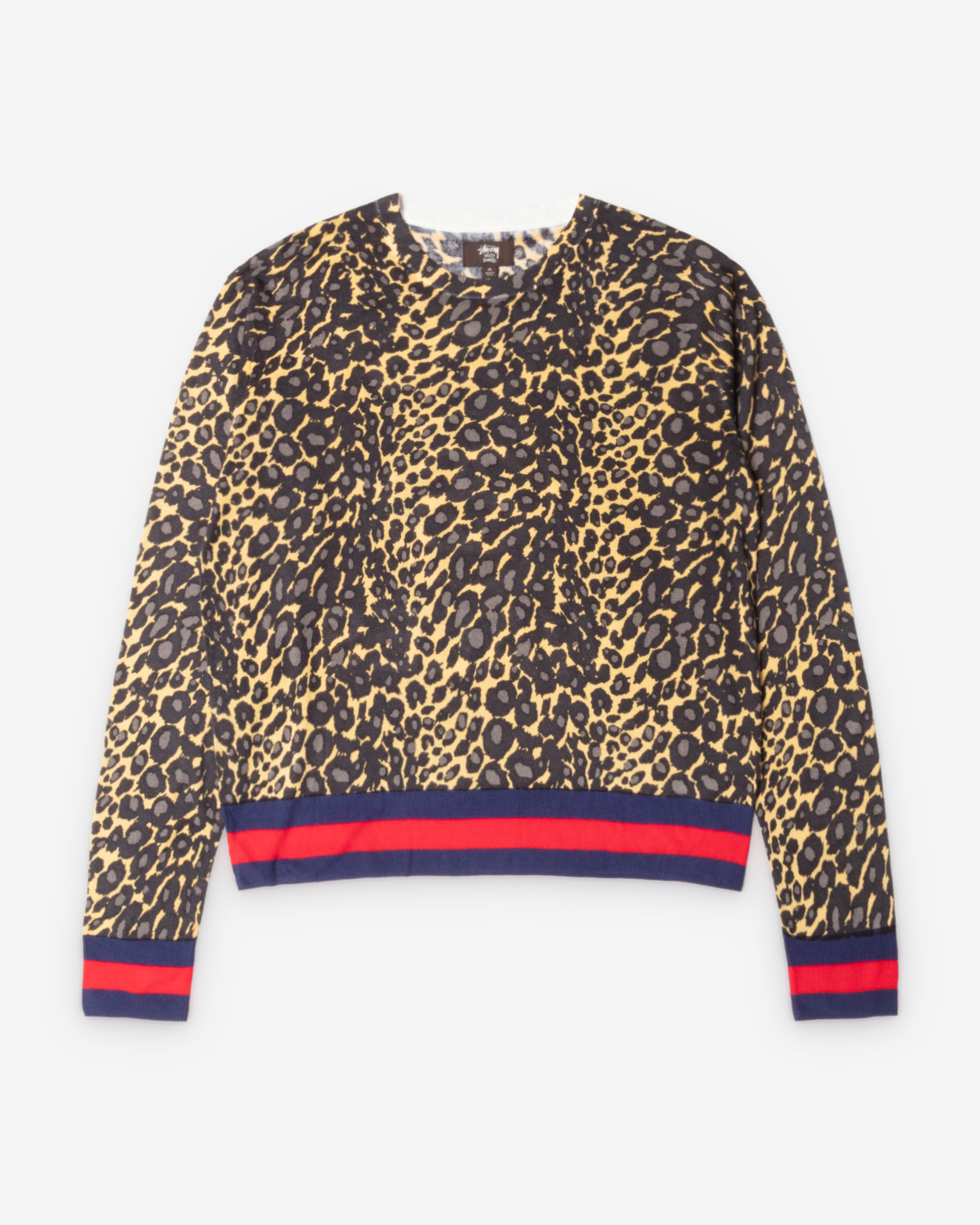 Stüssy: Wales Bonner Leopard Sweater (Leopard) | DSML E-SHOP