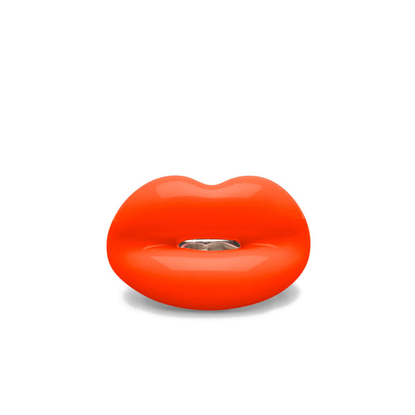 Solange - Hotlips Ring - (Neon Orange)