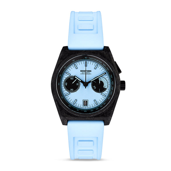 Bamford - B347 Carbon watch - (Aqua)