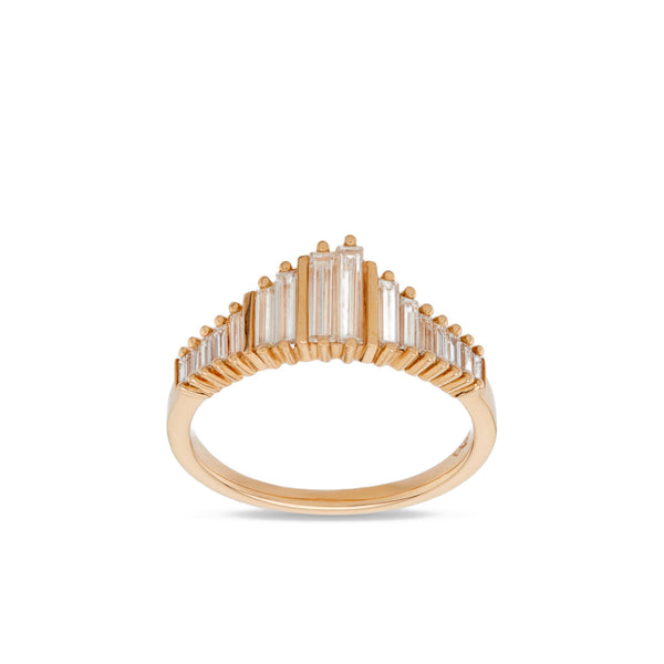 Artemer - Yellow Gold Needle Tiara Ring