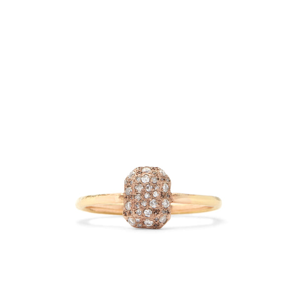 Noguchi Bijoux - Emerald Shape Diamond Ring - (Yellow Gold)