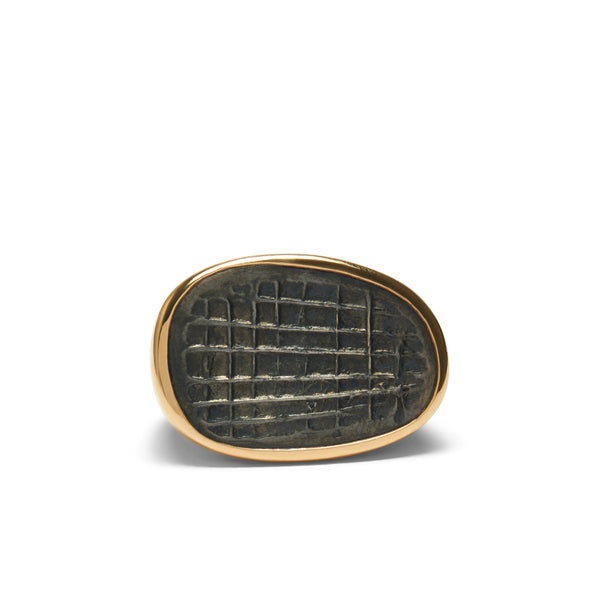 Oktaaf - Ancient Seal Ring In Gold - (Yellow Gold)