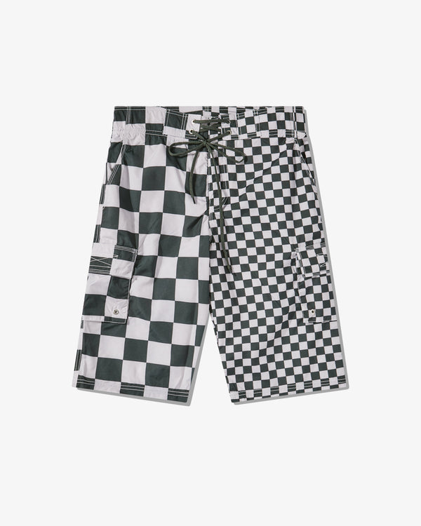 ERL - Men's  Printed Swim Shorts  - (Checkerboard)