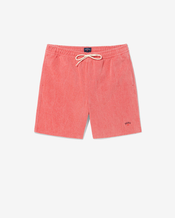 Noah - Men's Recycled Cotton Twill Short - (Red)