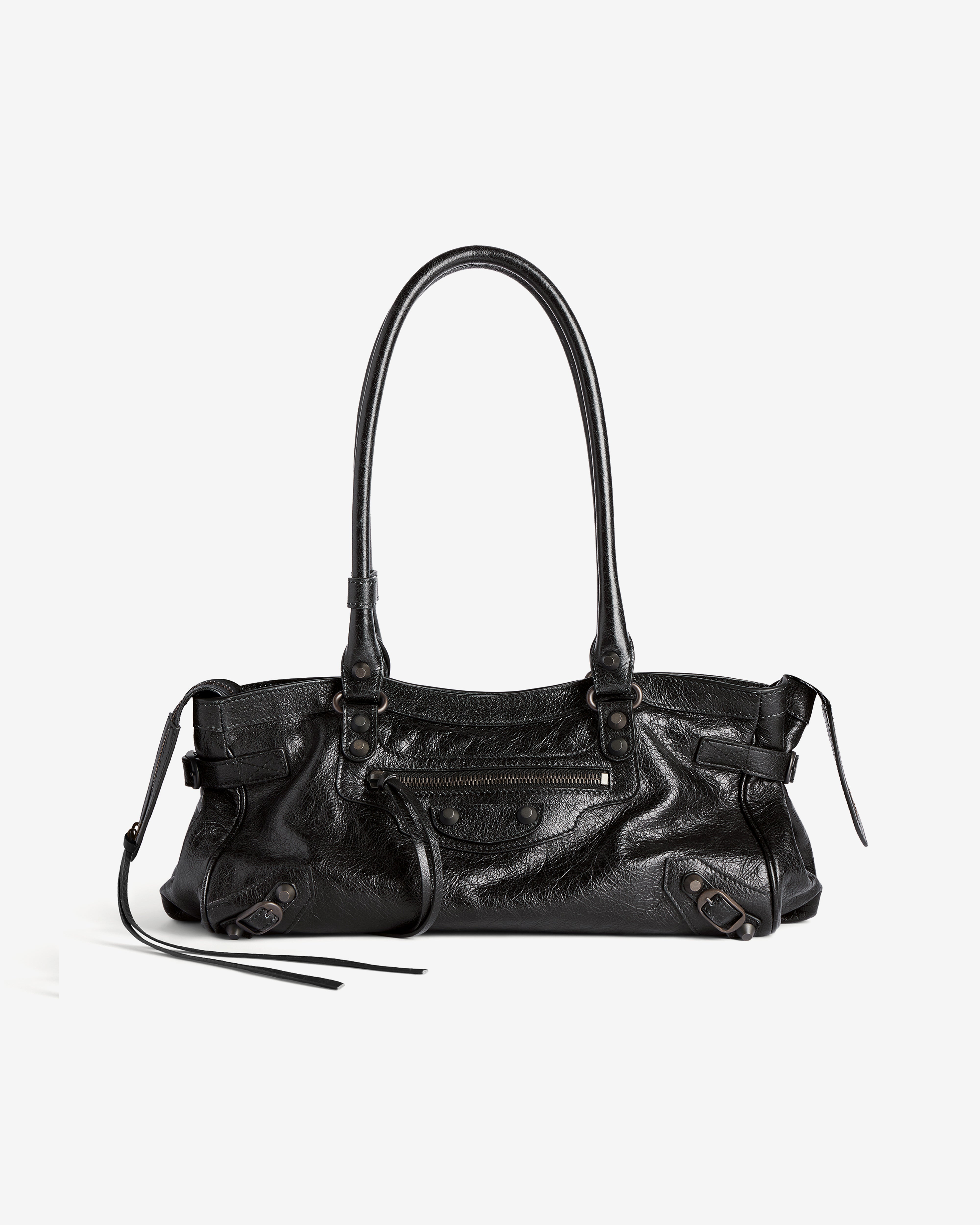 Balenciaga: Women's Le City Bag East West (Black) | Dover Street
