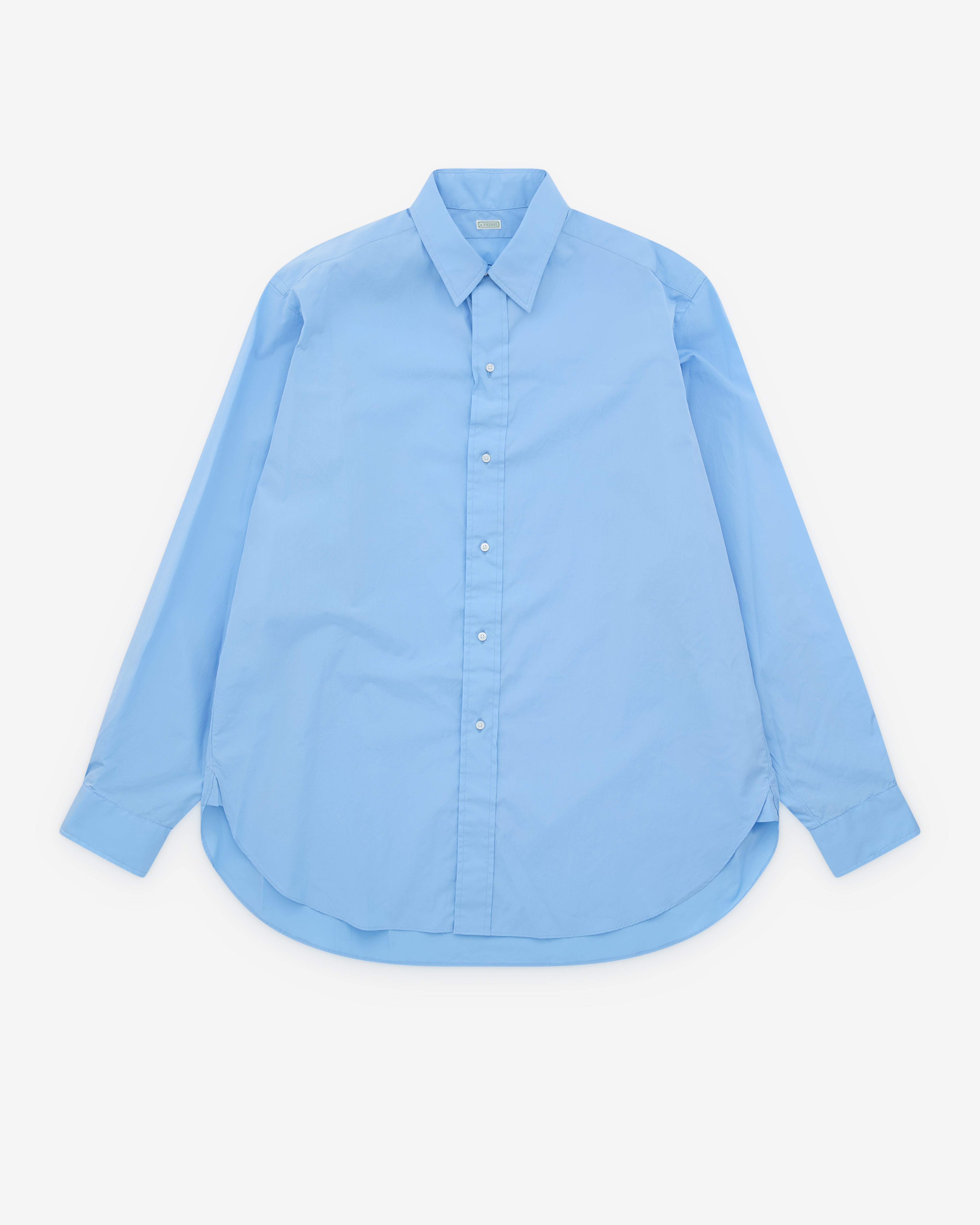 A.Presse: Men's Regular Collar Shirt (Sax) | DSML E-SHOP