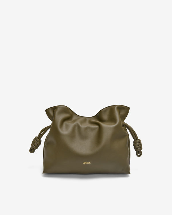 Loewe - Women's Flamenco Clutch Bag - (Dark Khaki Green)