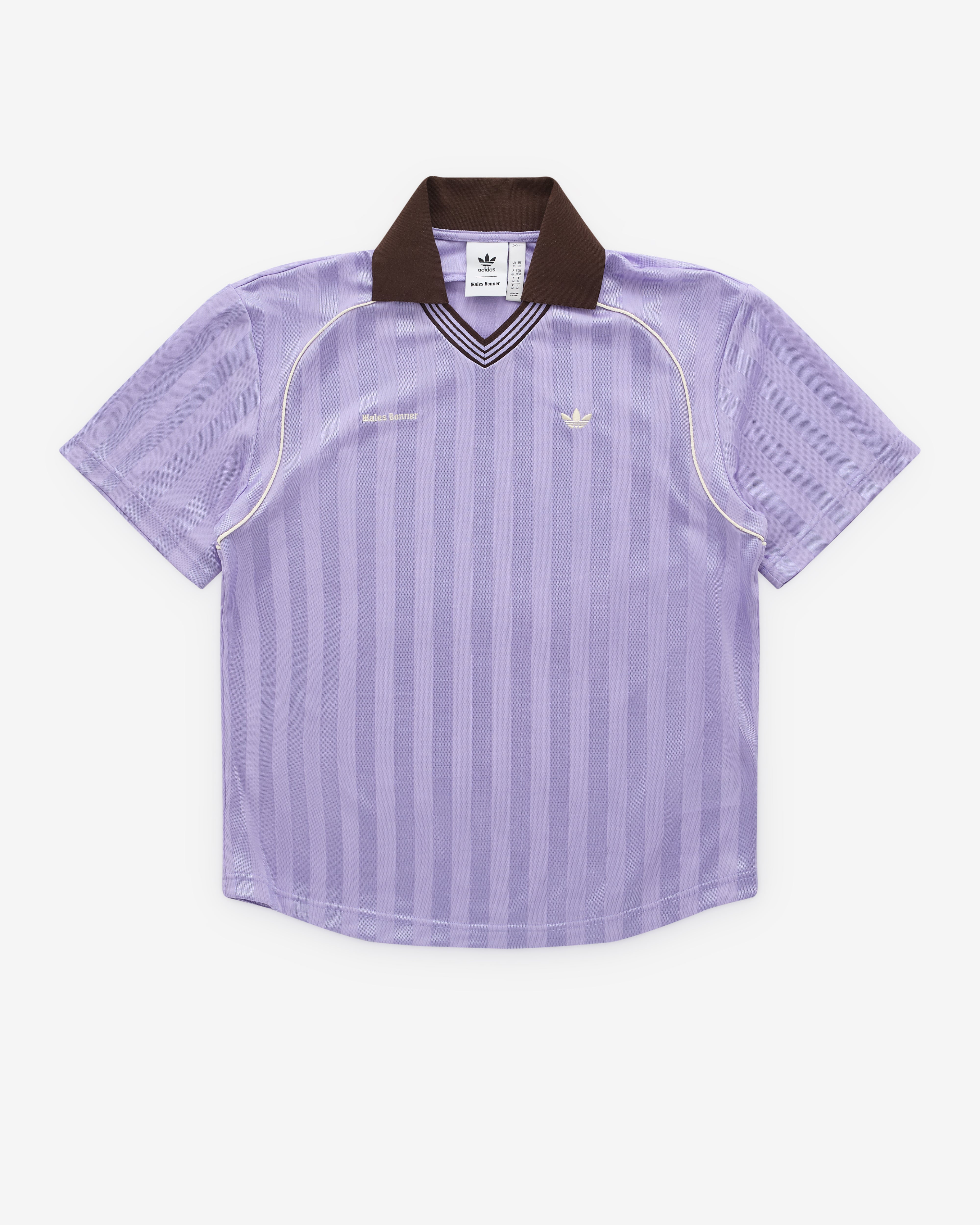 Adidas: Wales Bonner Football T-Shirt (Light Purple) | Dover