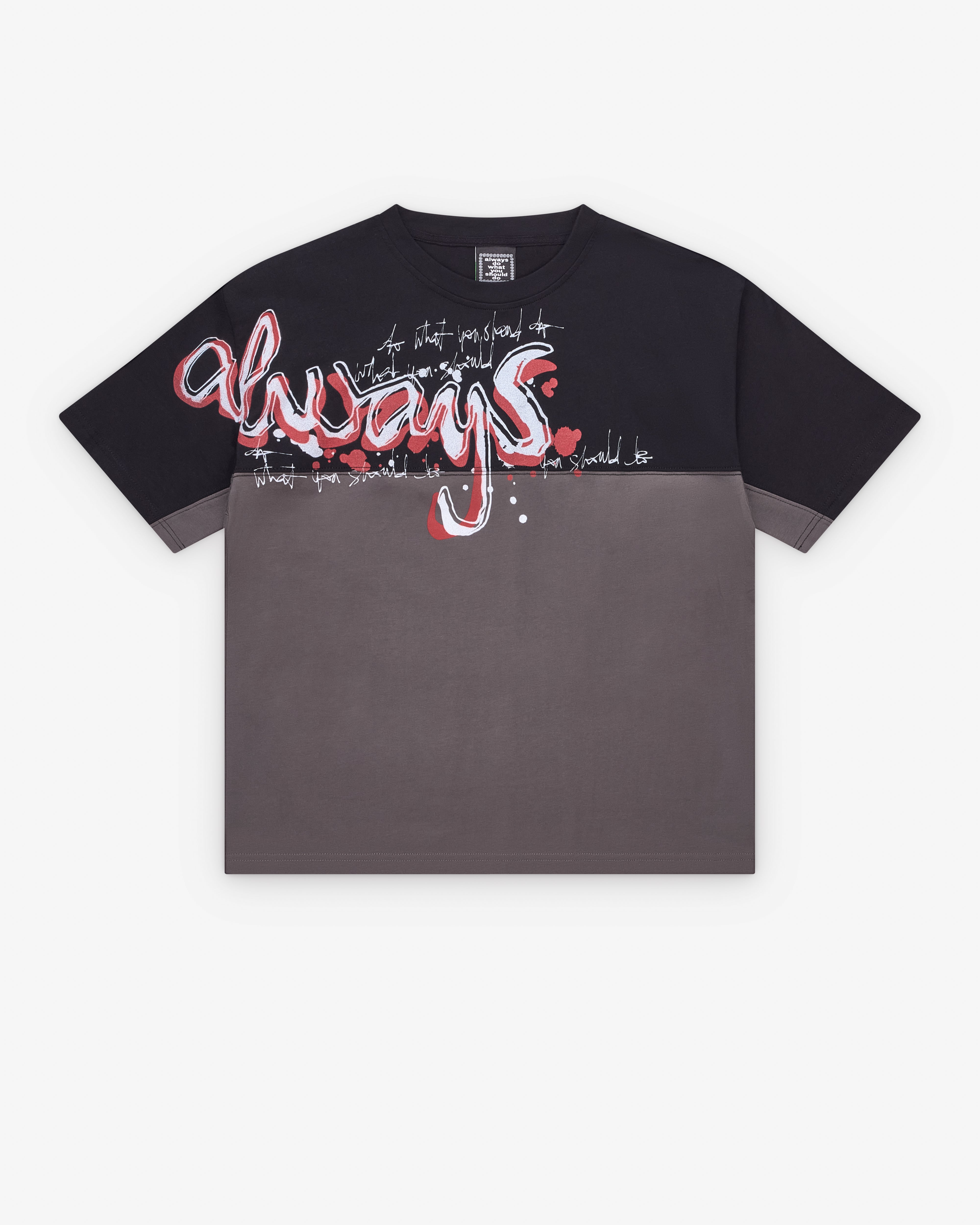 Always Do What You Should Do: Men's Waza T-Shirt (Grey) | Dover