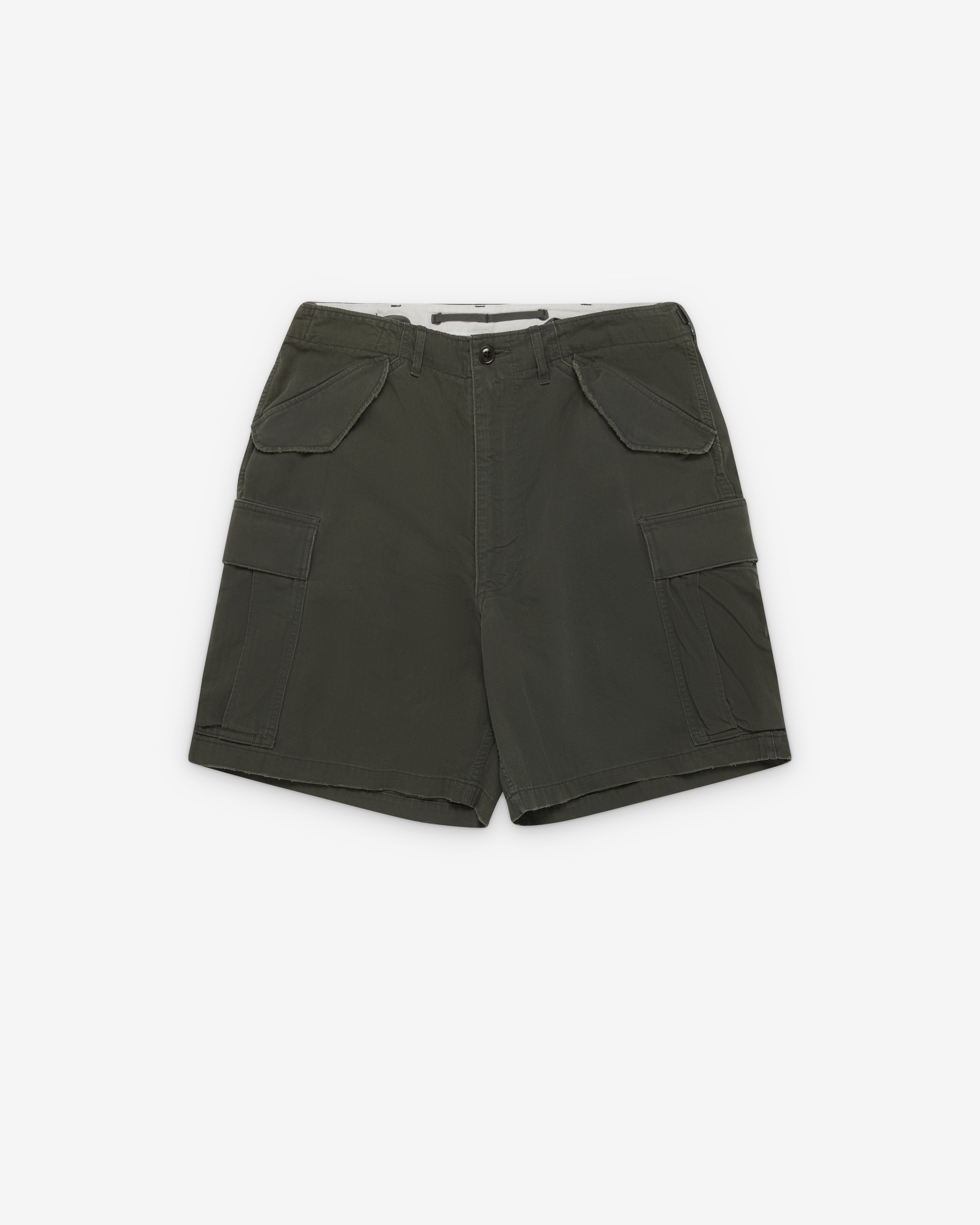 A.Presse: Men's M-51 Shorts (Olive) | Dover Street Market London