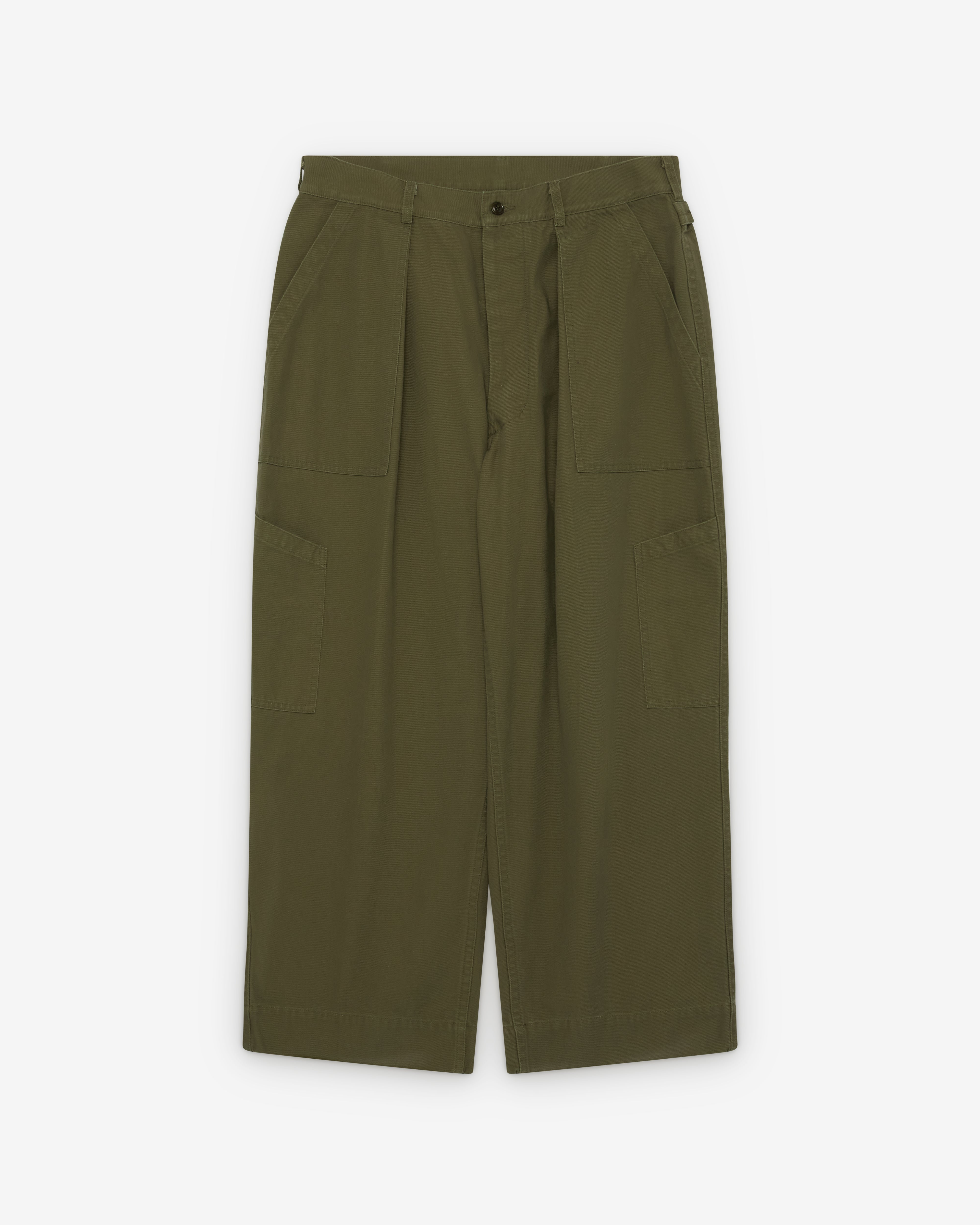 A.Presse: Men's USAF Hemmed Bottoms (Olive) | Dover Street Market