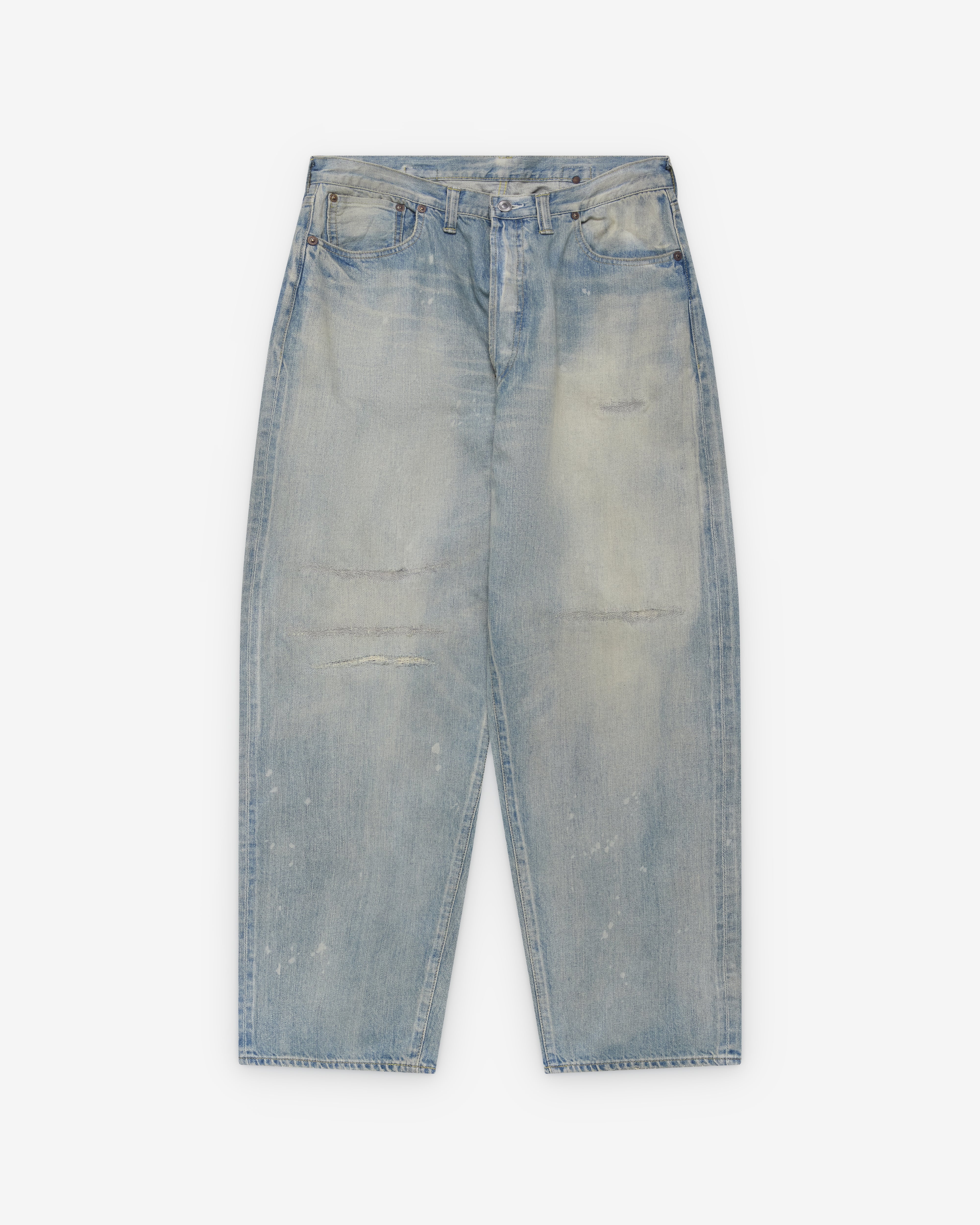 A.Presse: Men's No.37 Washed Denim Pants (Bleach) | Dover Street