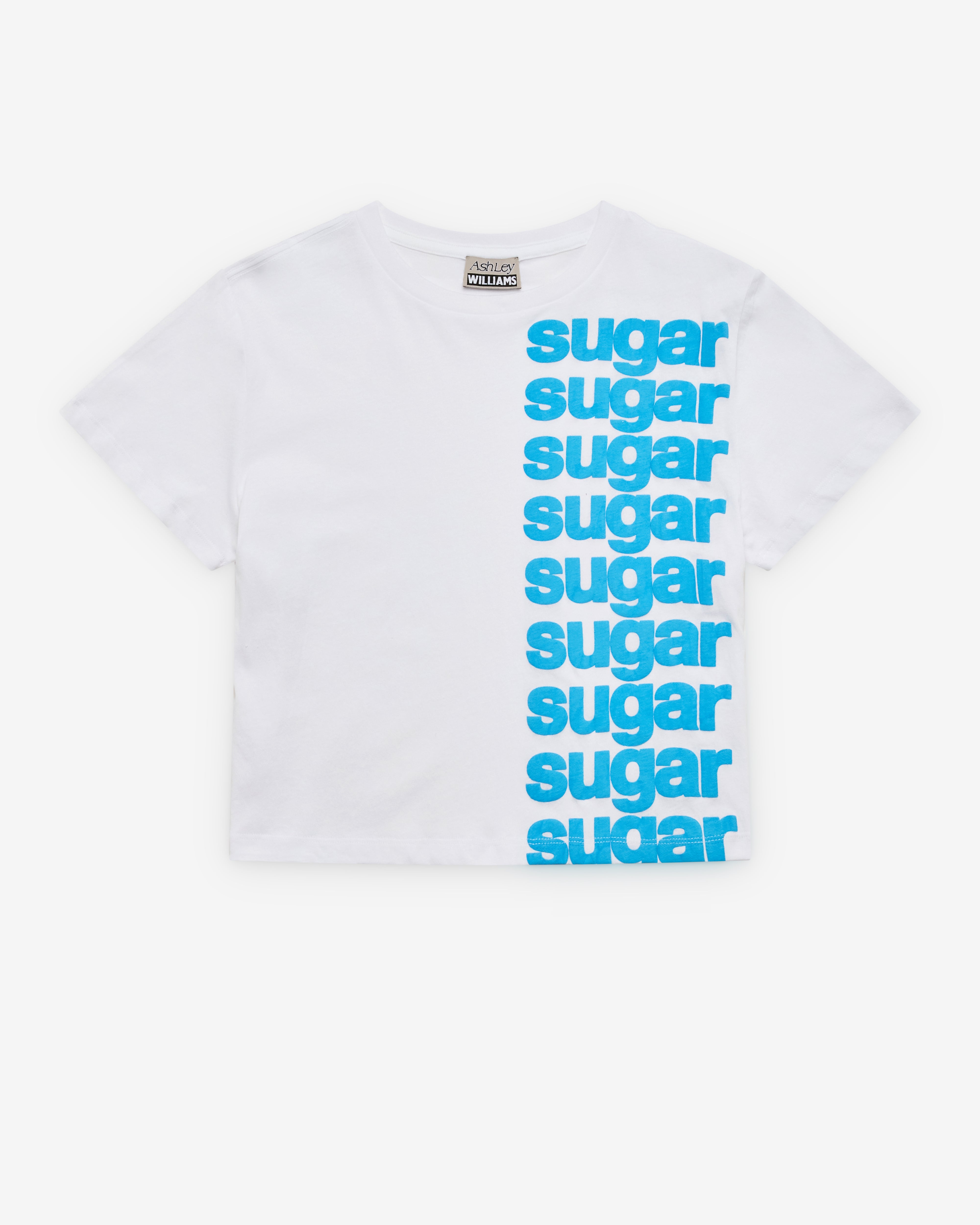 Ashley Williams: Women's Sugar Cropped T-Shirt (White) | DSML E-SHOP