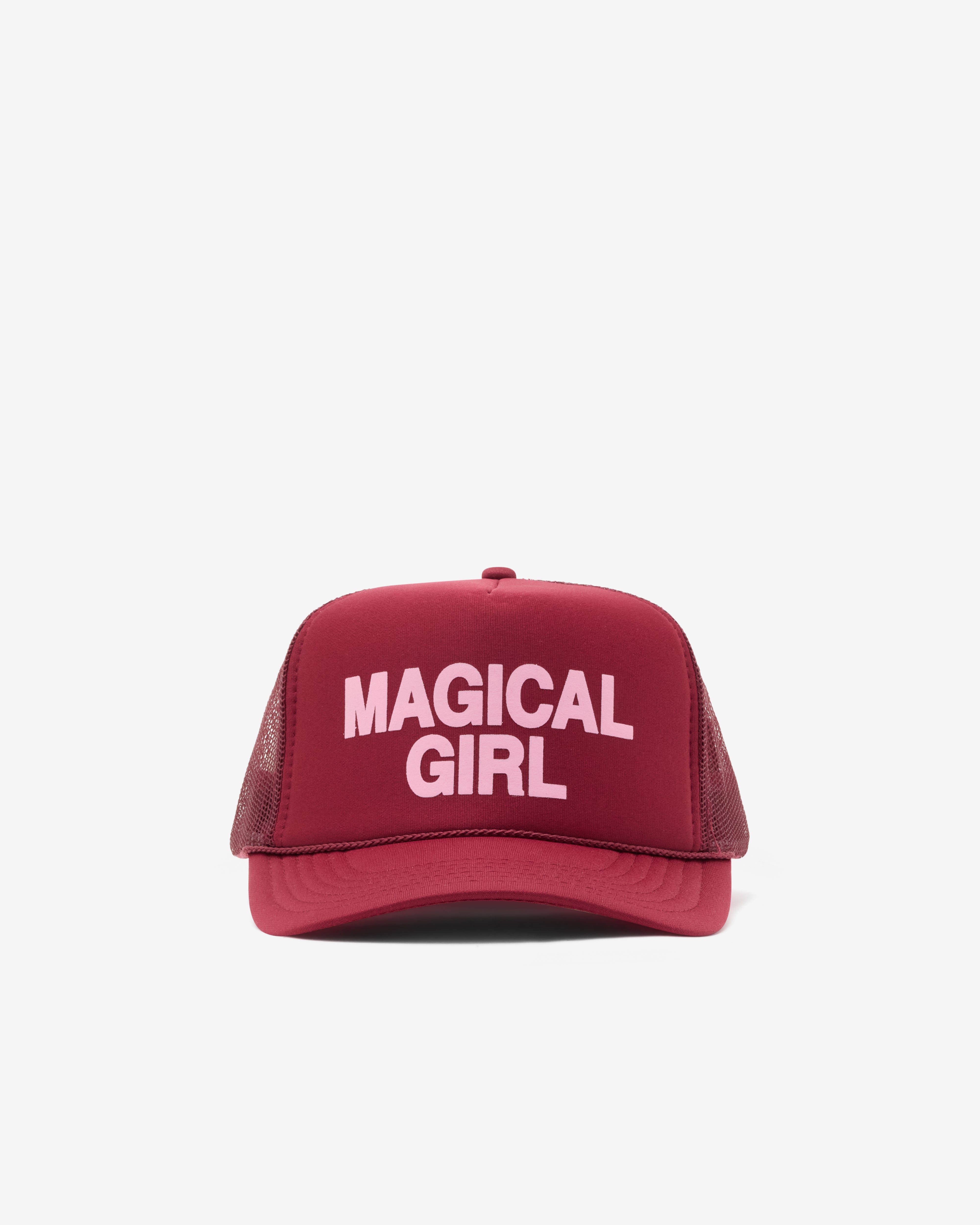 Ashley Williams: Magical Girl Trucker Hat (Burgundy/Pink) | Dover