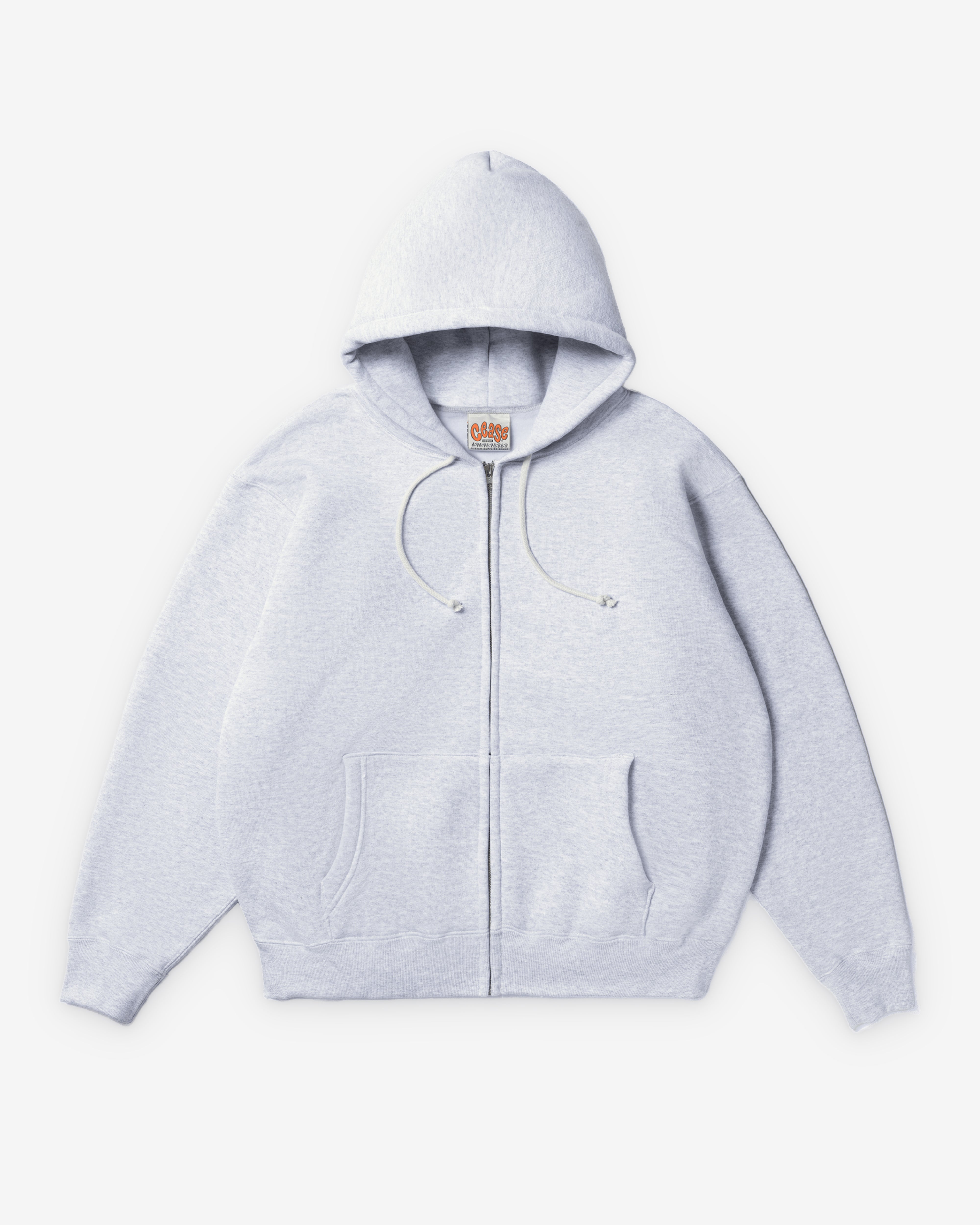 Cease: Men's Standard Zip Hoodie (Ash Grey) | Dover Street Market Cease: Men's Standard Zip Hoodie (Ash Grey) | Dover Street Market