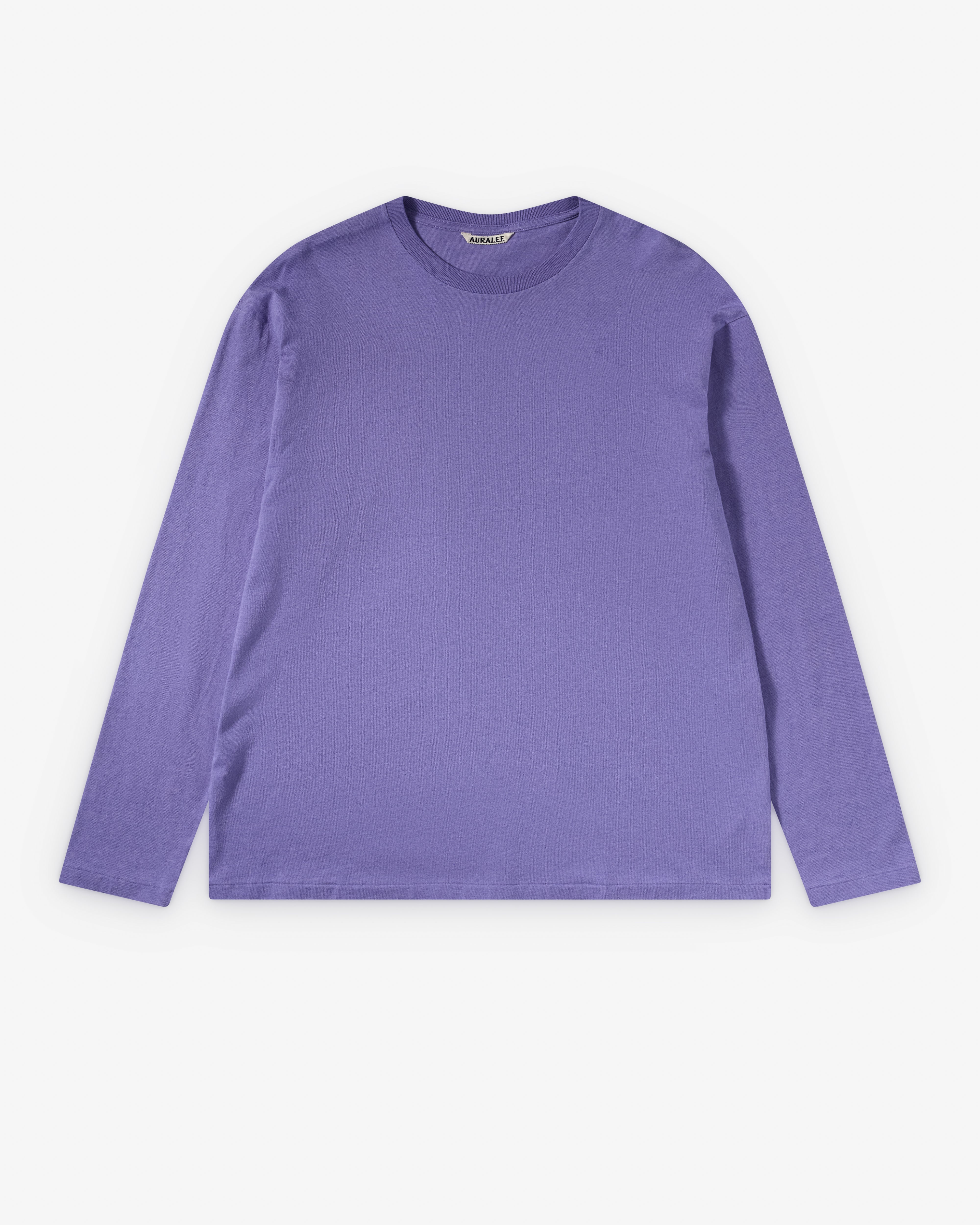 Auralee: Men's Brushed Organic Cotton Jersey (Light Purple