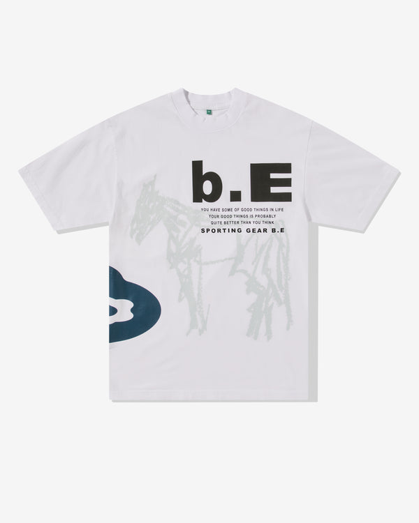 b.Eautiful - Men's Horse T-Shirt - (White)