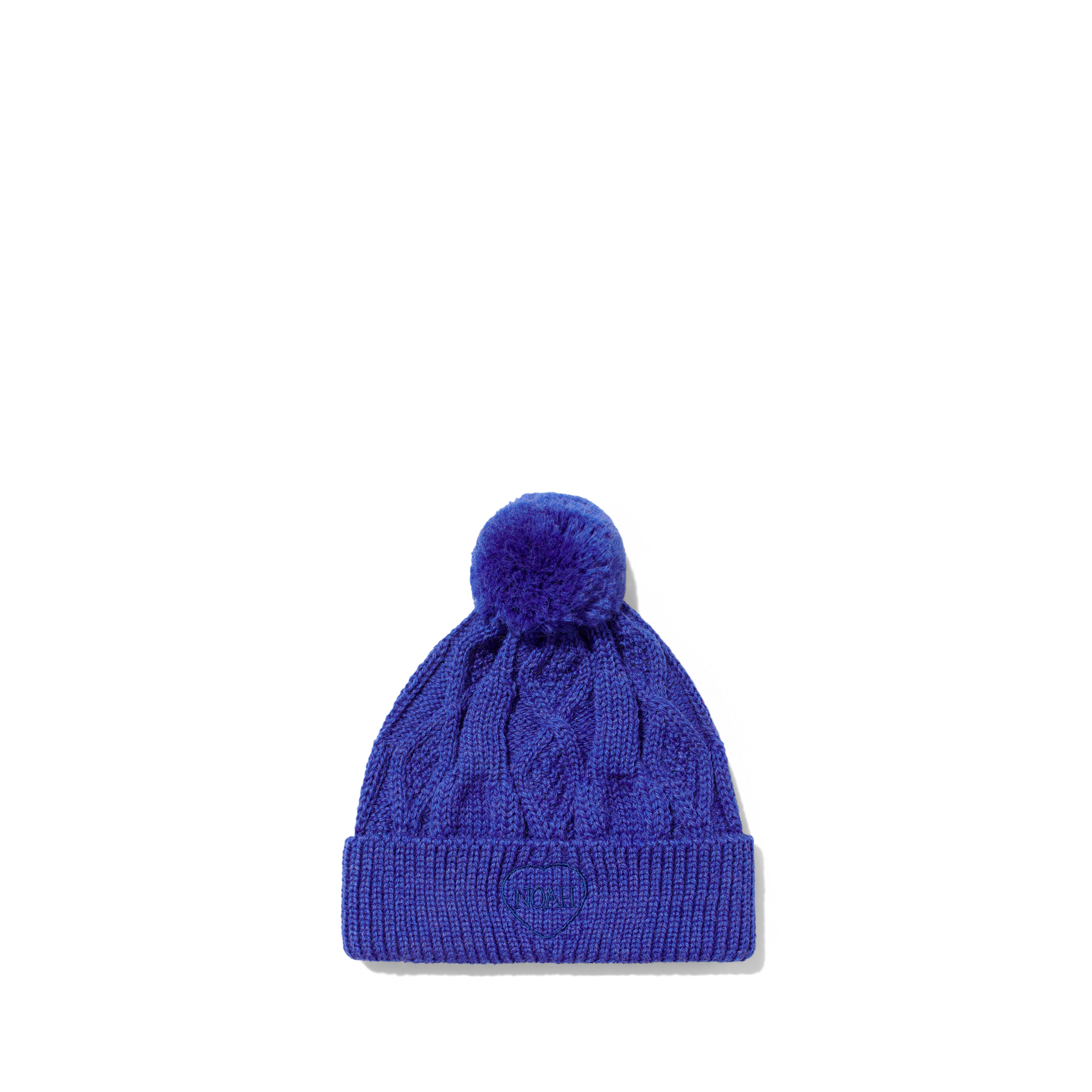 Noah Men's Fisherman Knit Beanie (Sapphire) Dover Street Market E