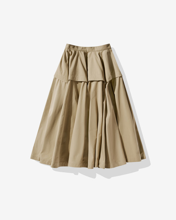 Bottega Veneta - Women's Compact Cotton Skirt - (Sand)