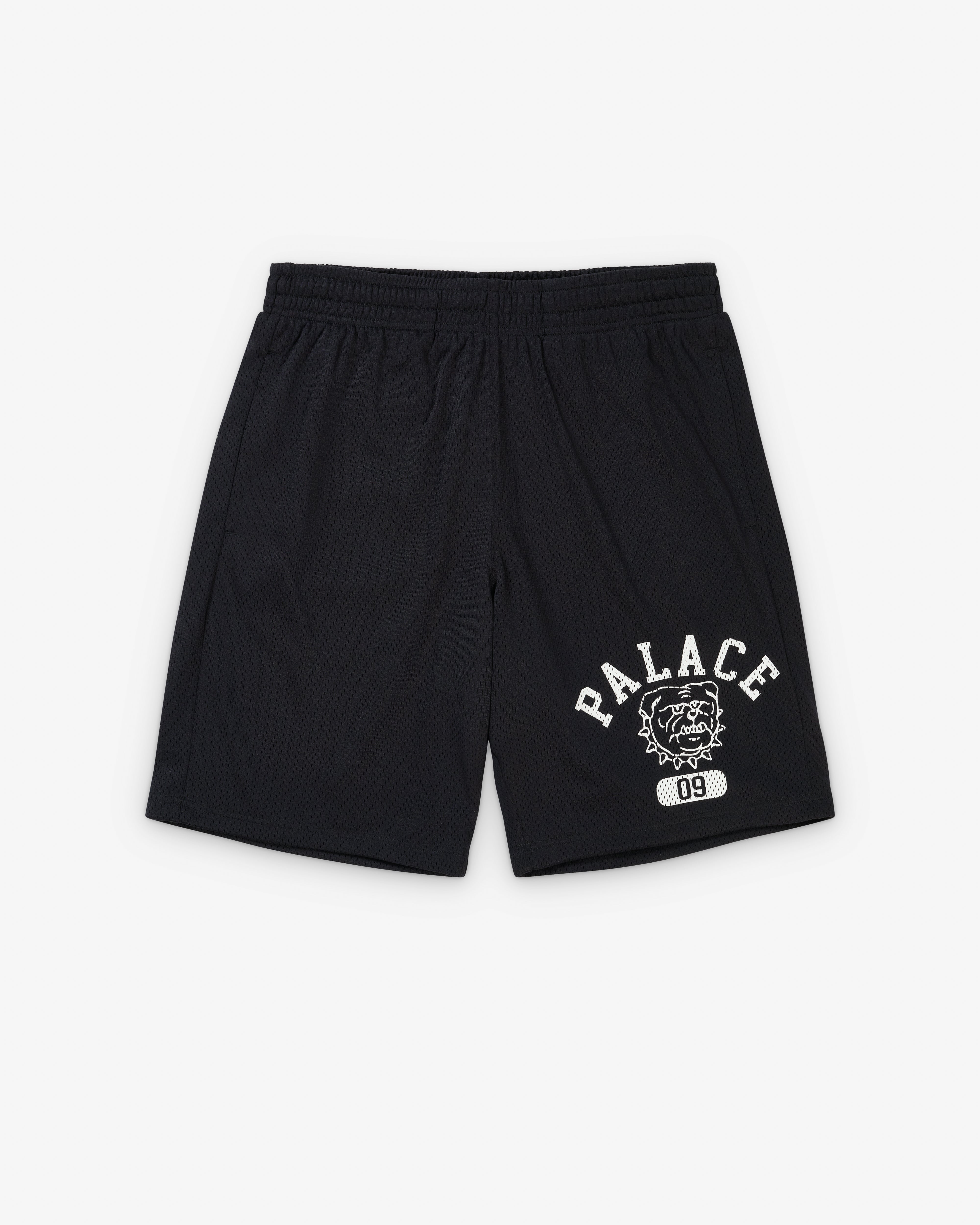 Palace: Men's Bulldog Mesh Short (Black) | Dover Street Market London