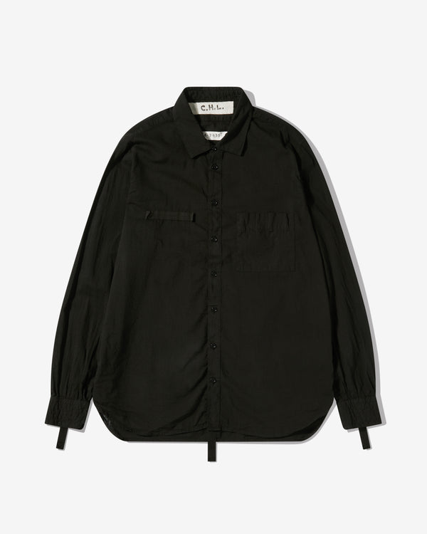 Canal House Line - Men's Keizer Shirt - (Black/Grey Stripe)