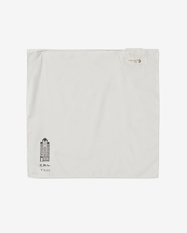 Canal House Line - Silk Square Scarf - (Light Grey)