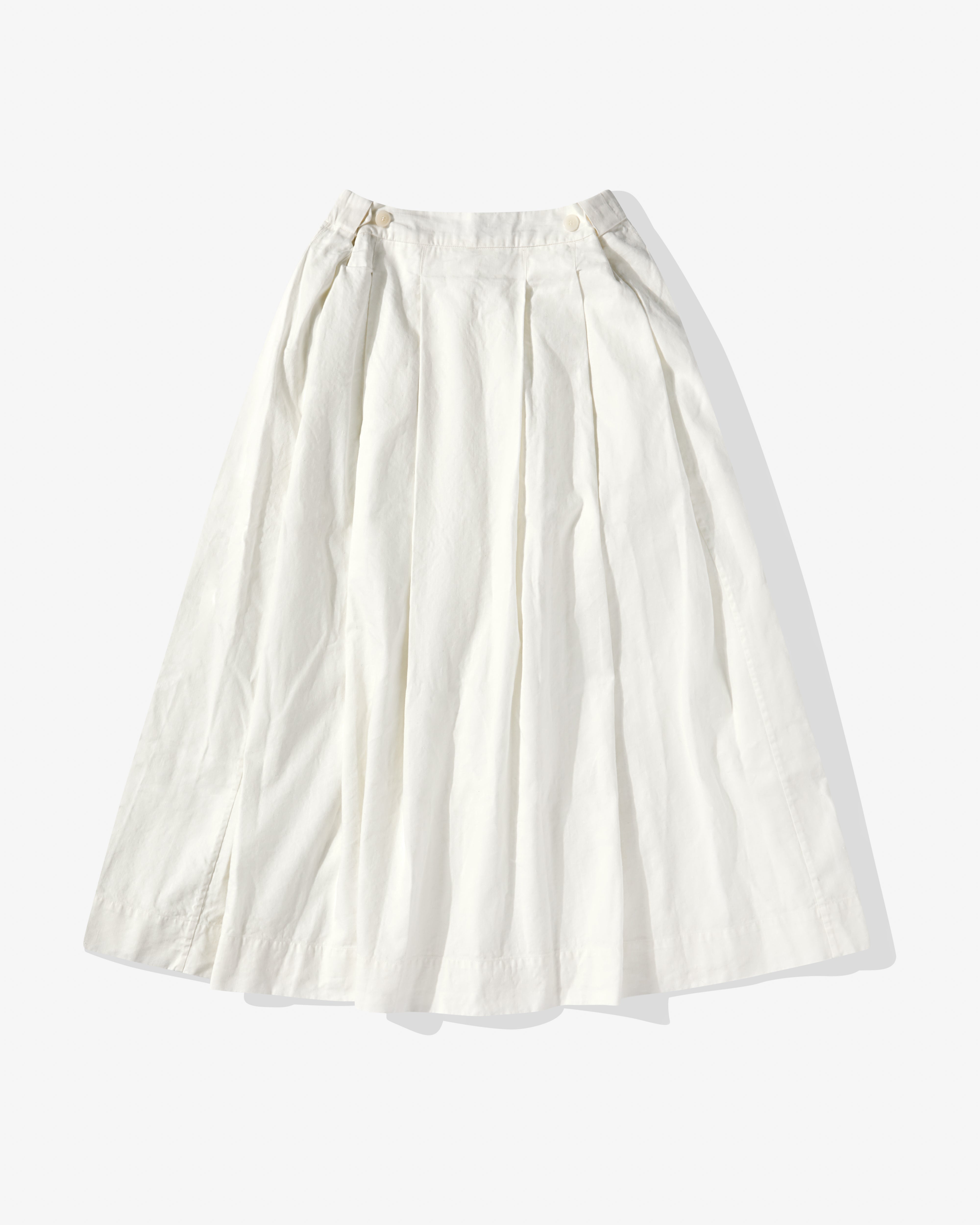 CASEY CASEY Bowling Skirt in Off White