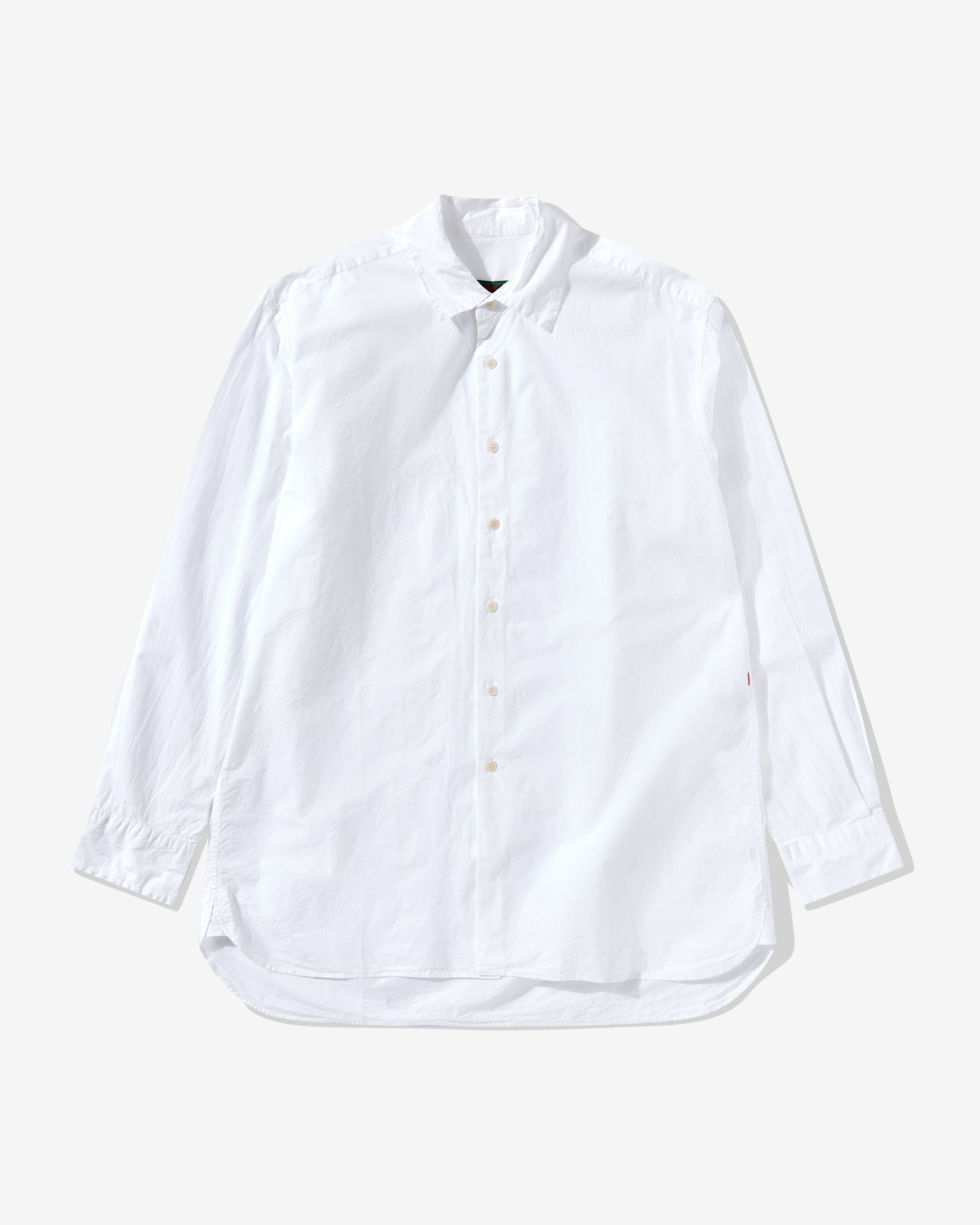 Casey Casey - Men's Double Dyed Big Raccourcie Shirt - (Off White