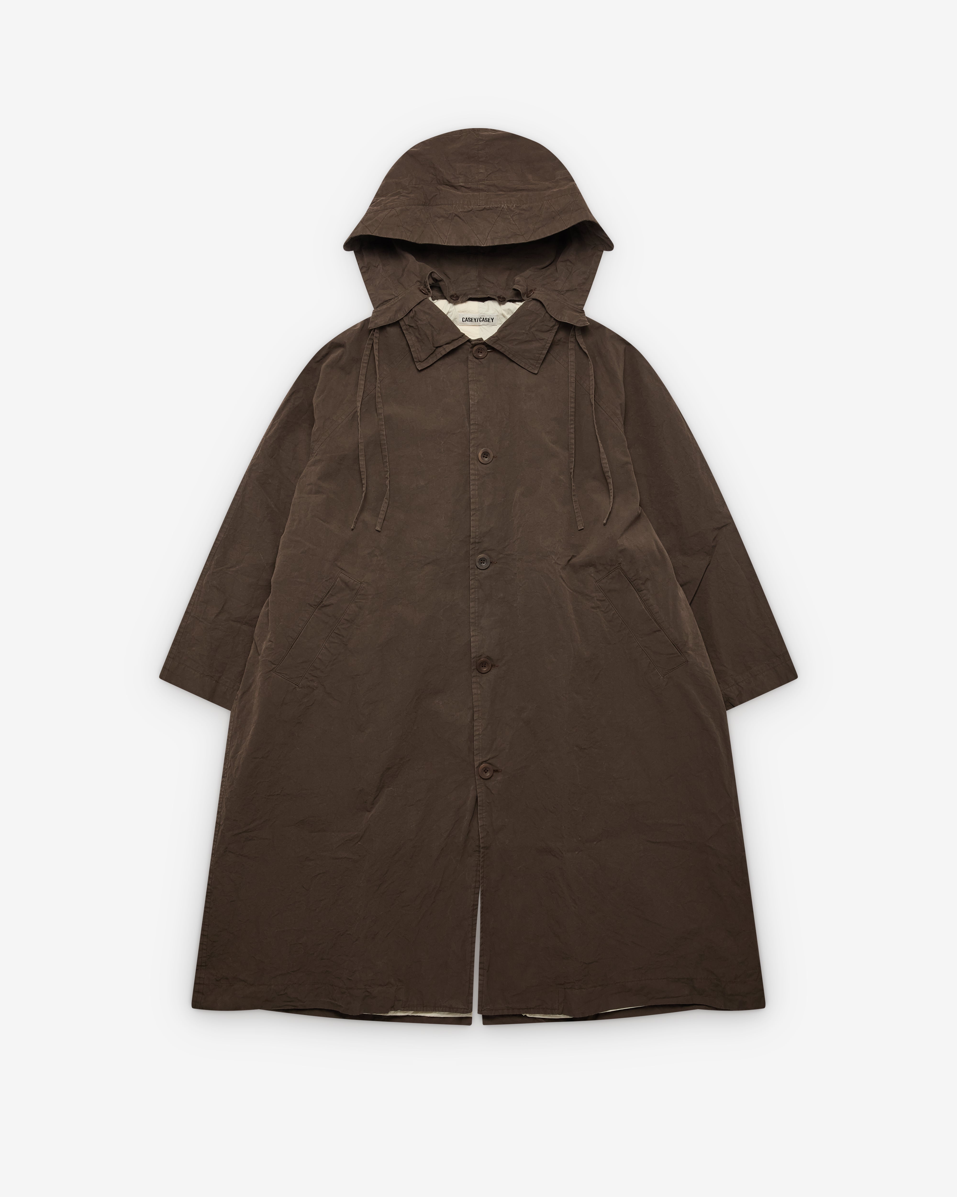 Casey Casey: Men's Yak Hoodie Coat (Earth) | Dover Street Market