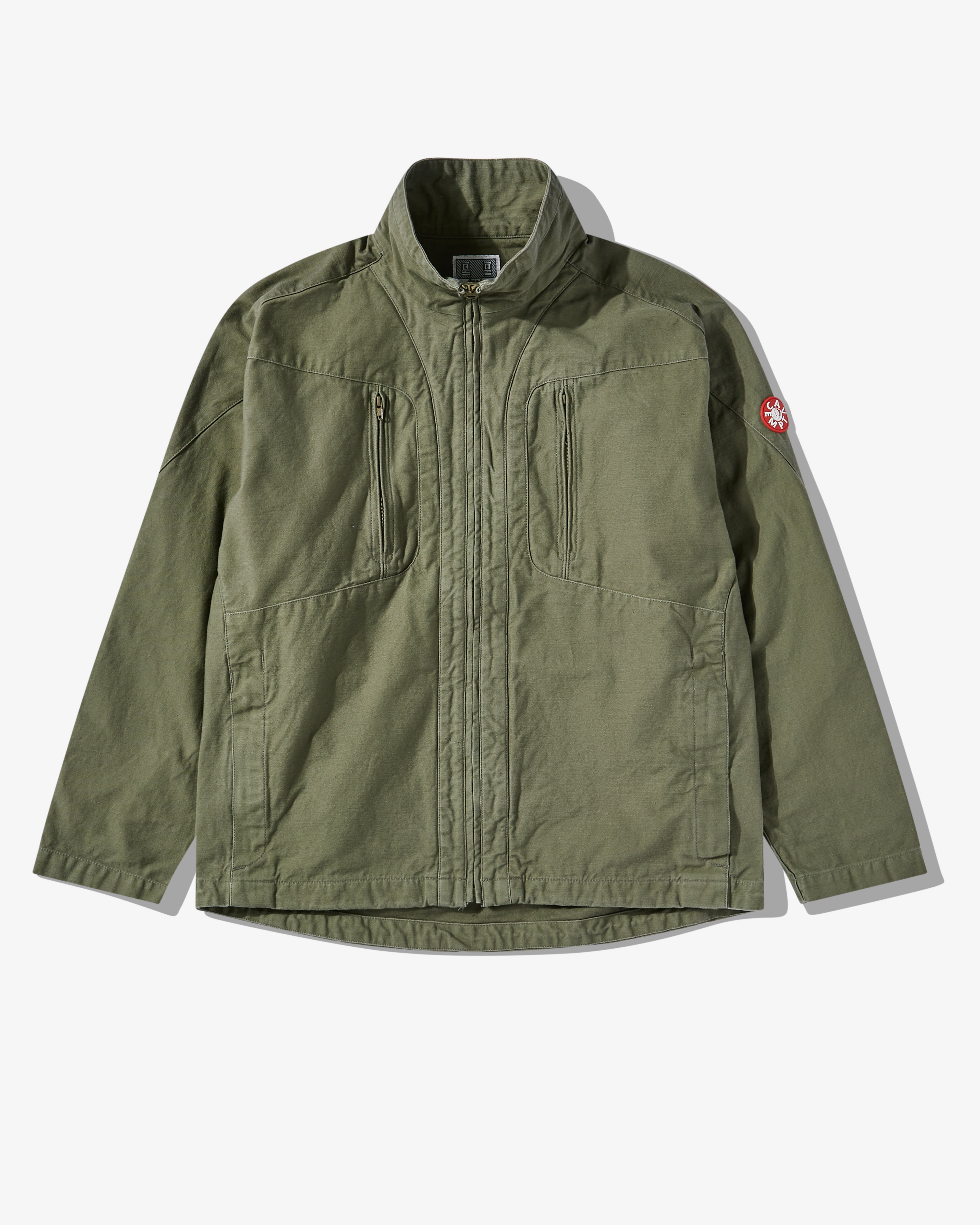 Cav Empt - Men's Cotton Active Zip Jacket - (Green) | Dover Street