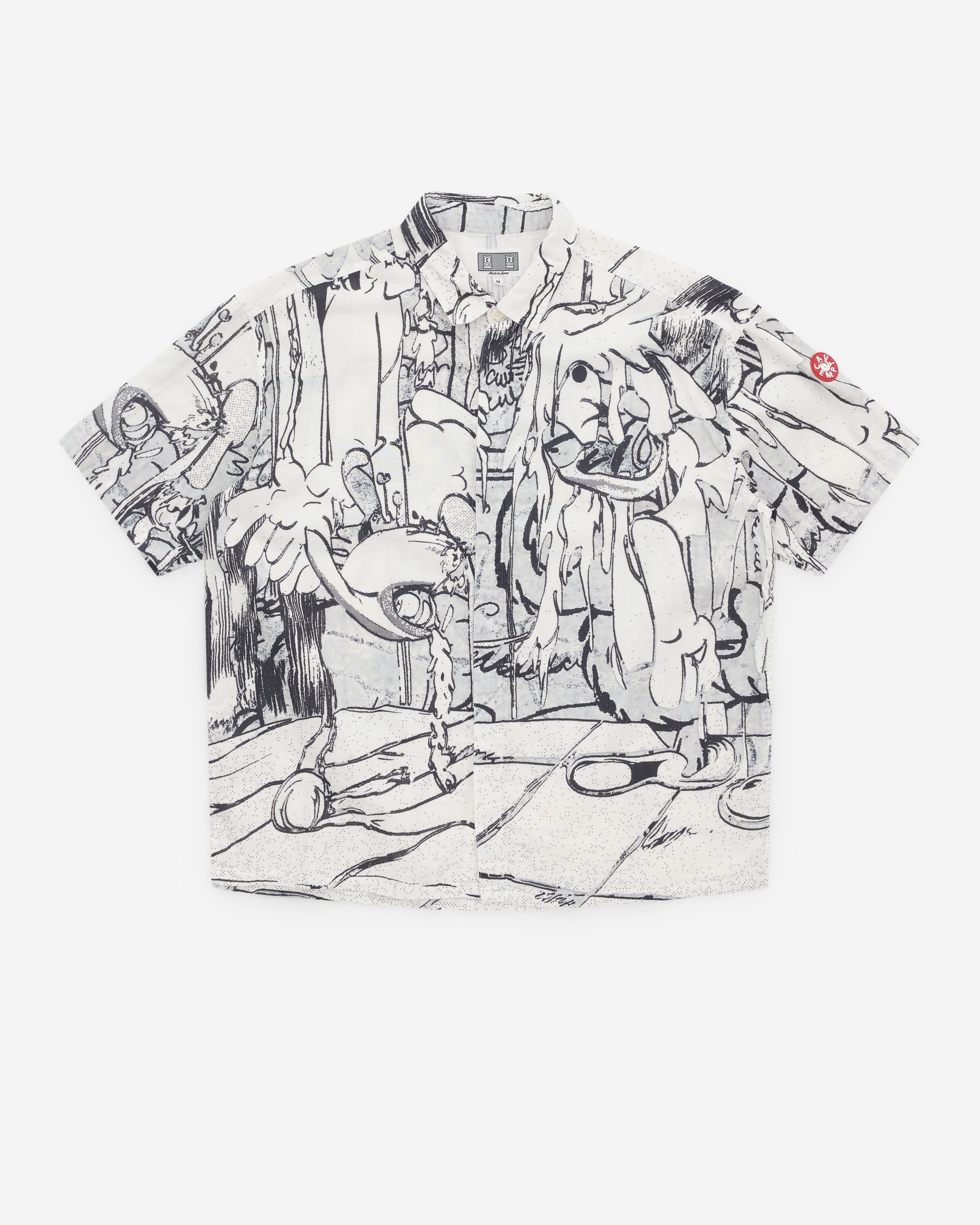 Cav Empt: Men's ECPL Short Sleeve Shirt (White) | Dover Street