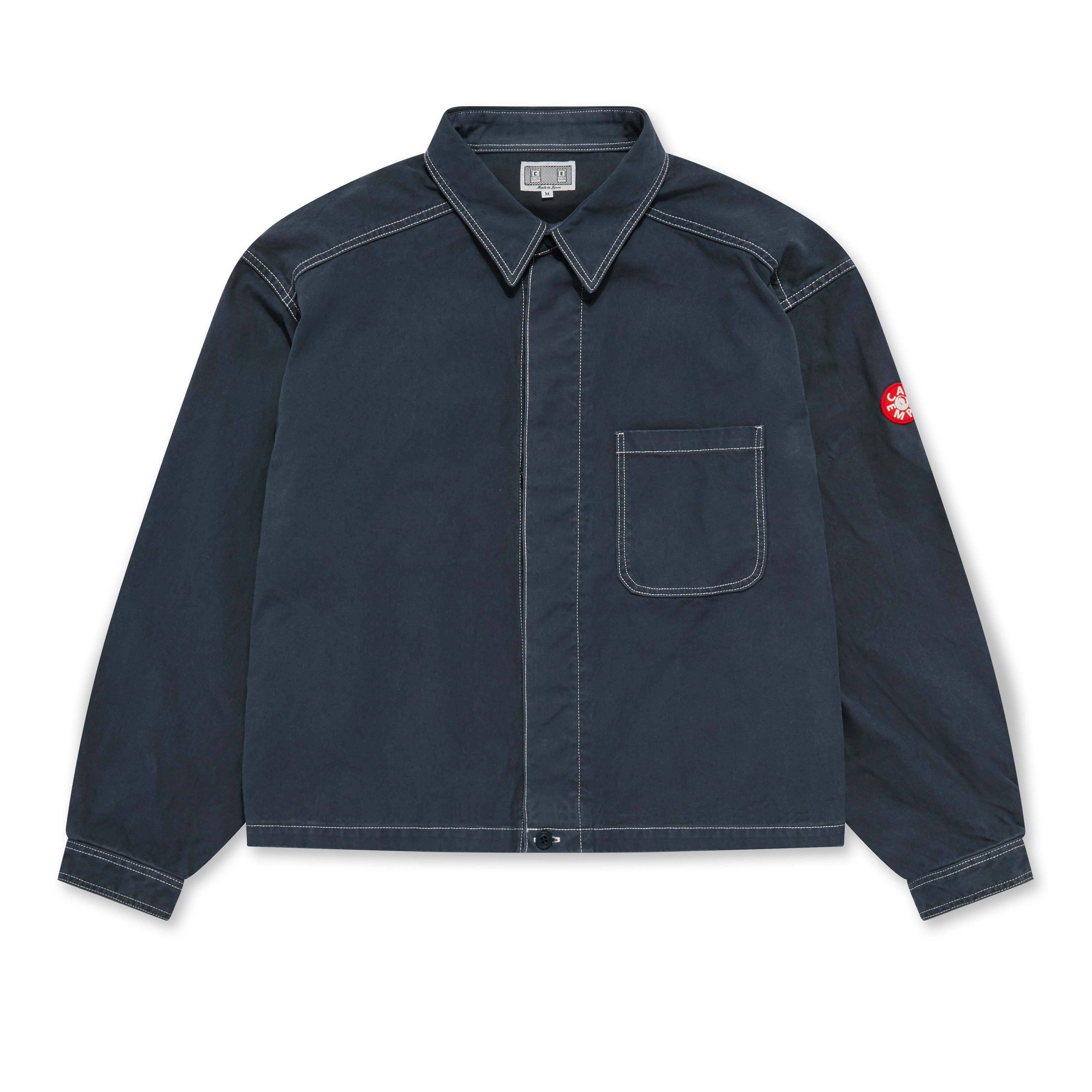 Cav Empt Men s Overdye Short Shirt Jacket Navy Dover Street