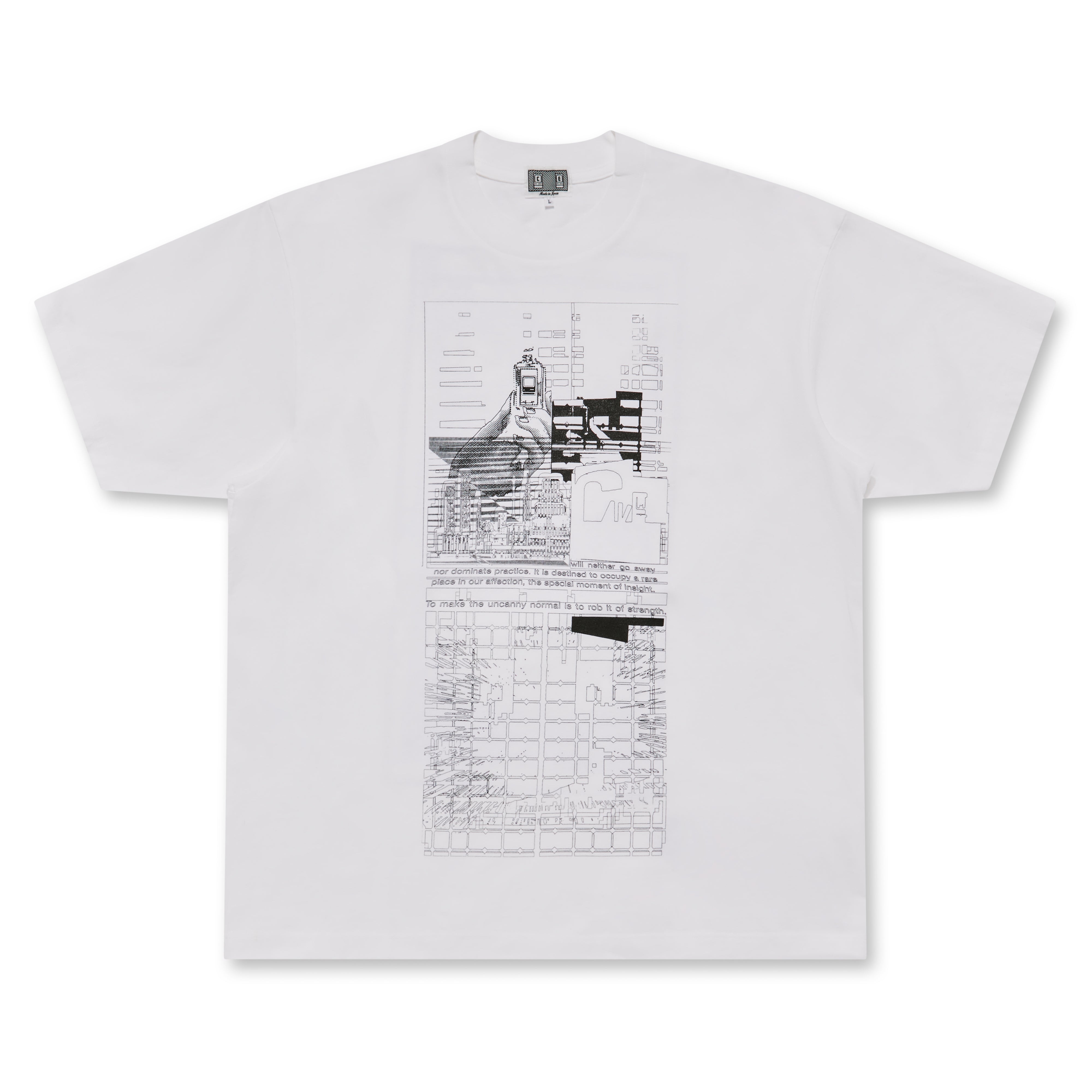 Cav Empt Men s MD Uncanny Normal T Shirt White Dover