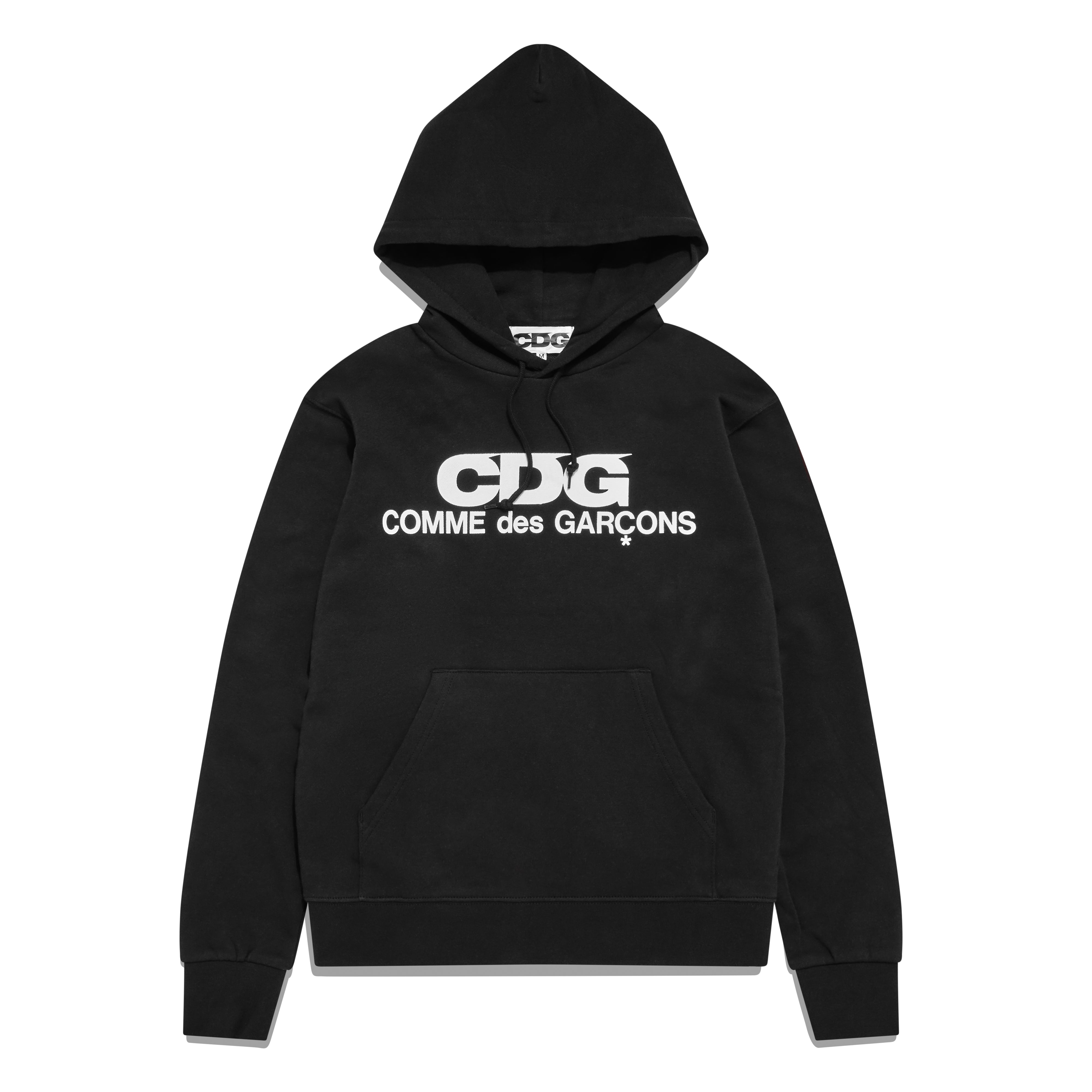 CDG Logo Hooded Sweatshirt (Black) - Main Image