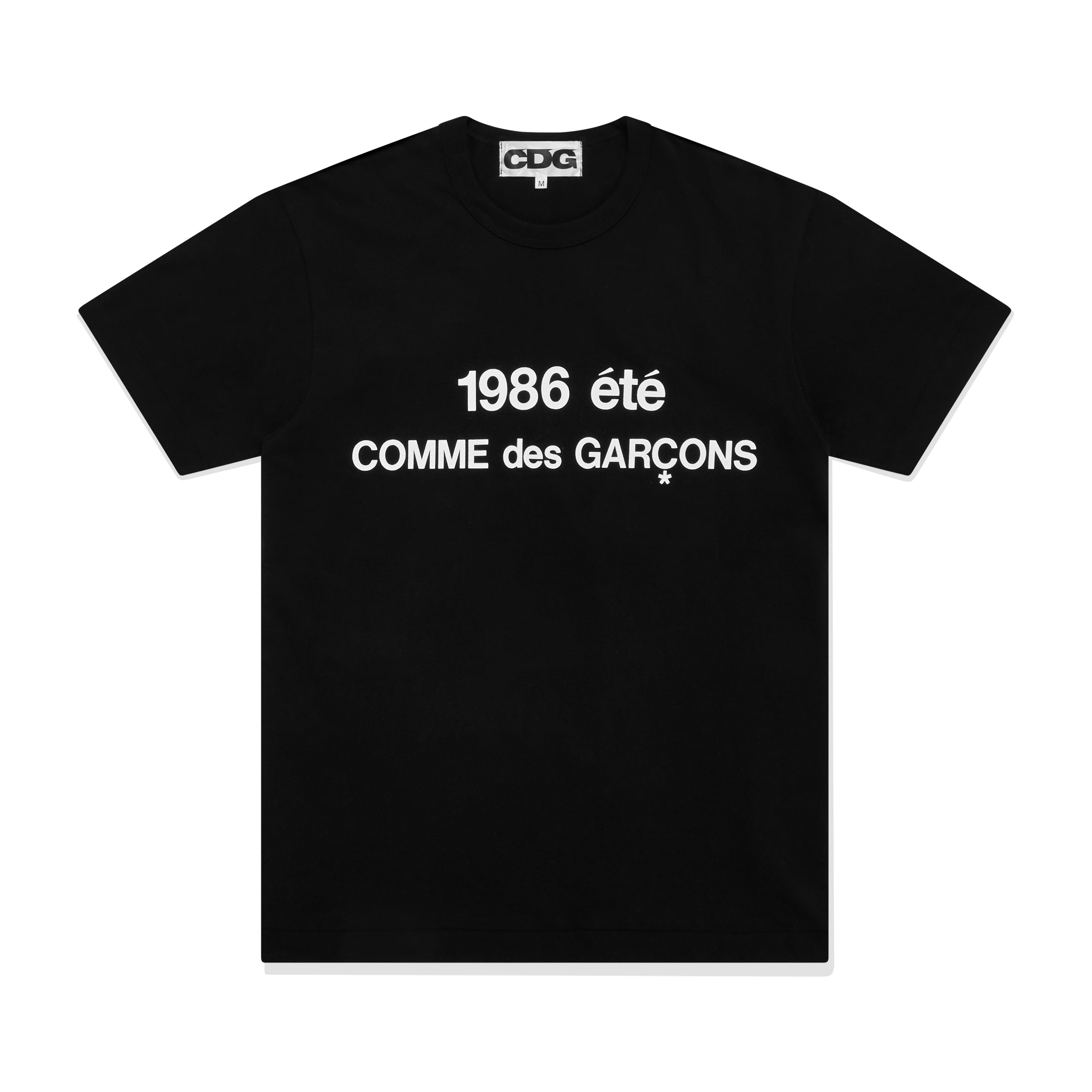 CDG 1986 Comme des Garçons T-Shirt (Black) - Main Image