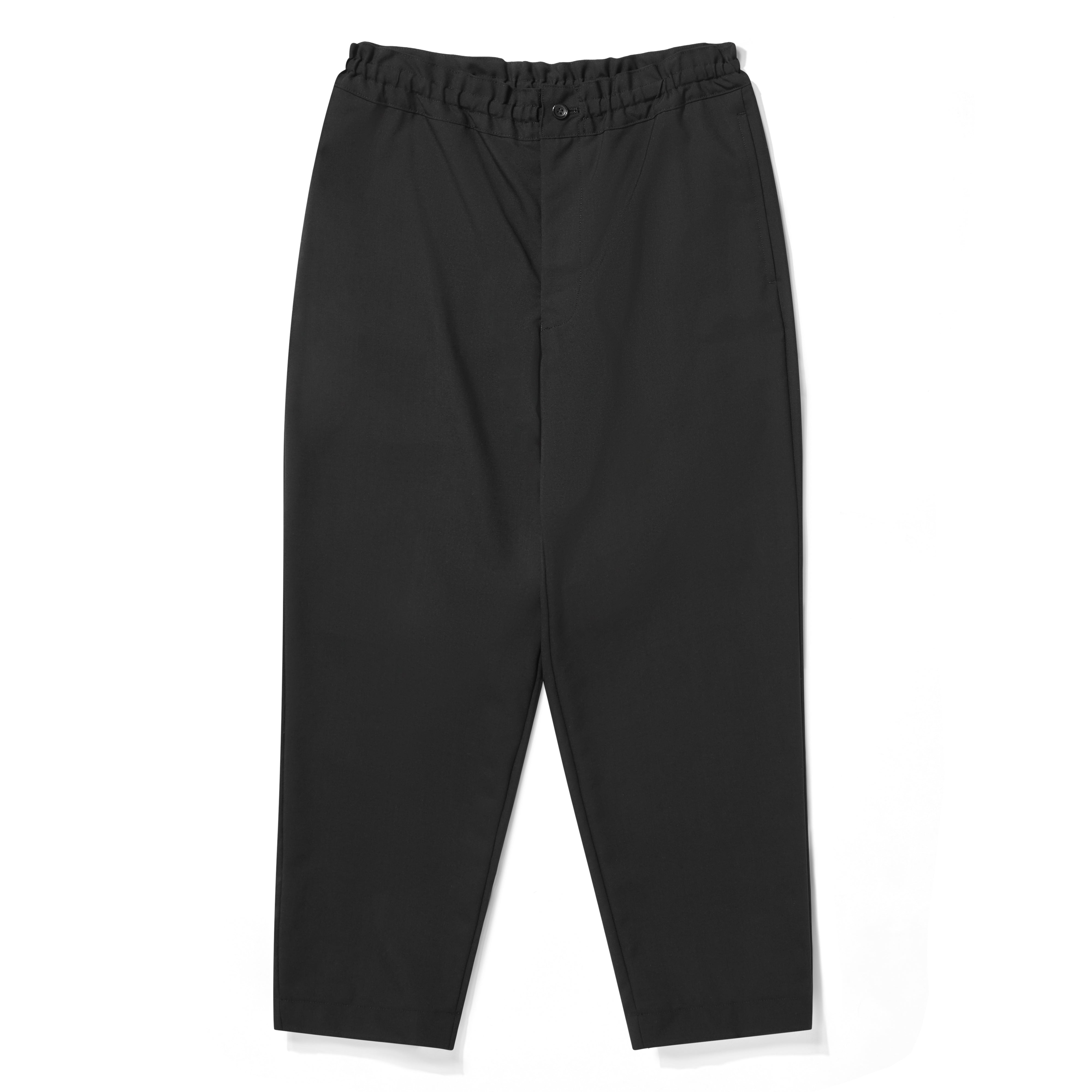 BLACK Comme des Garçons - Tapered Wool Pants - (Black) | Dover 