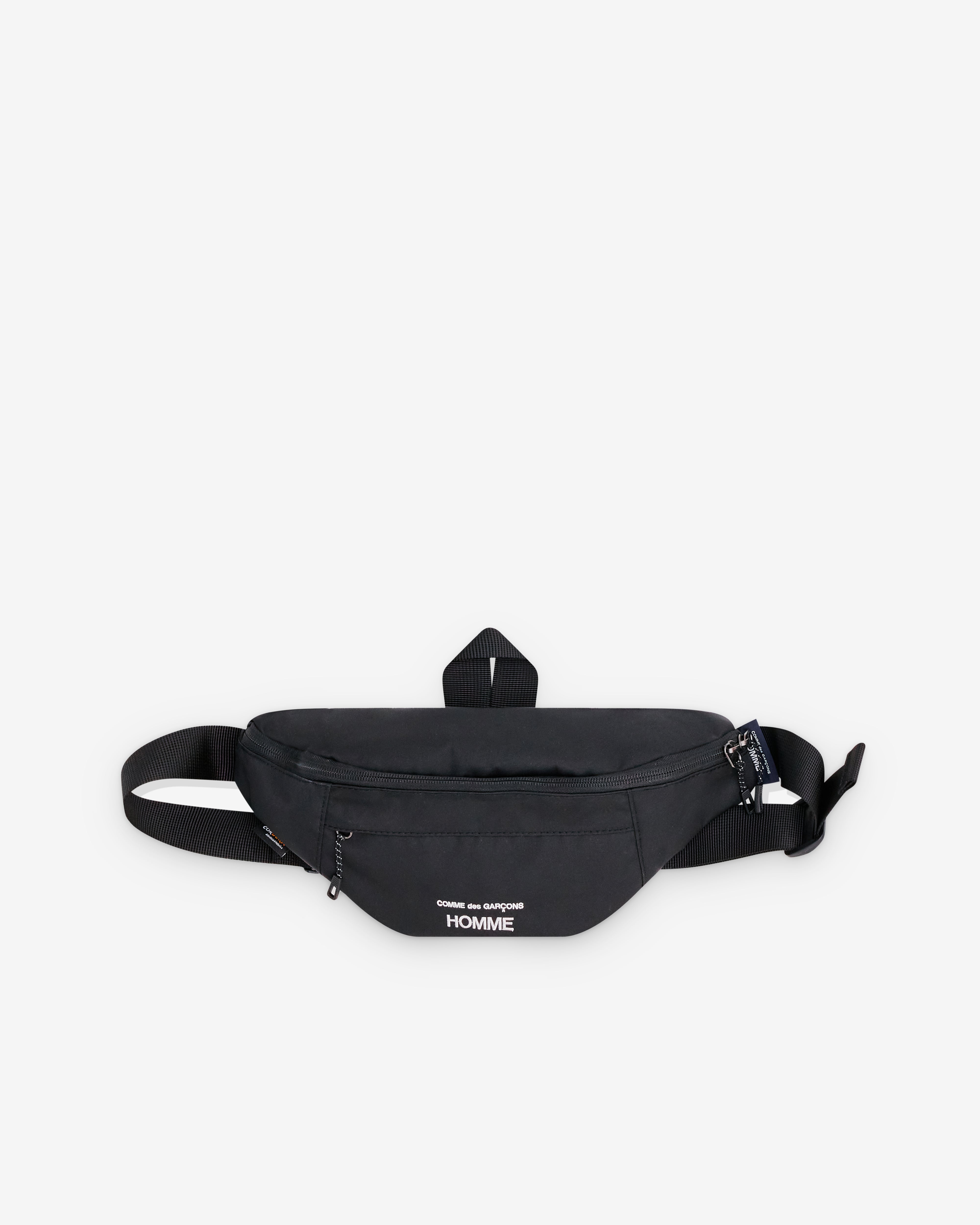 CDG Homme: Cordura Waist Bag (Black) | Dover Street Market London