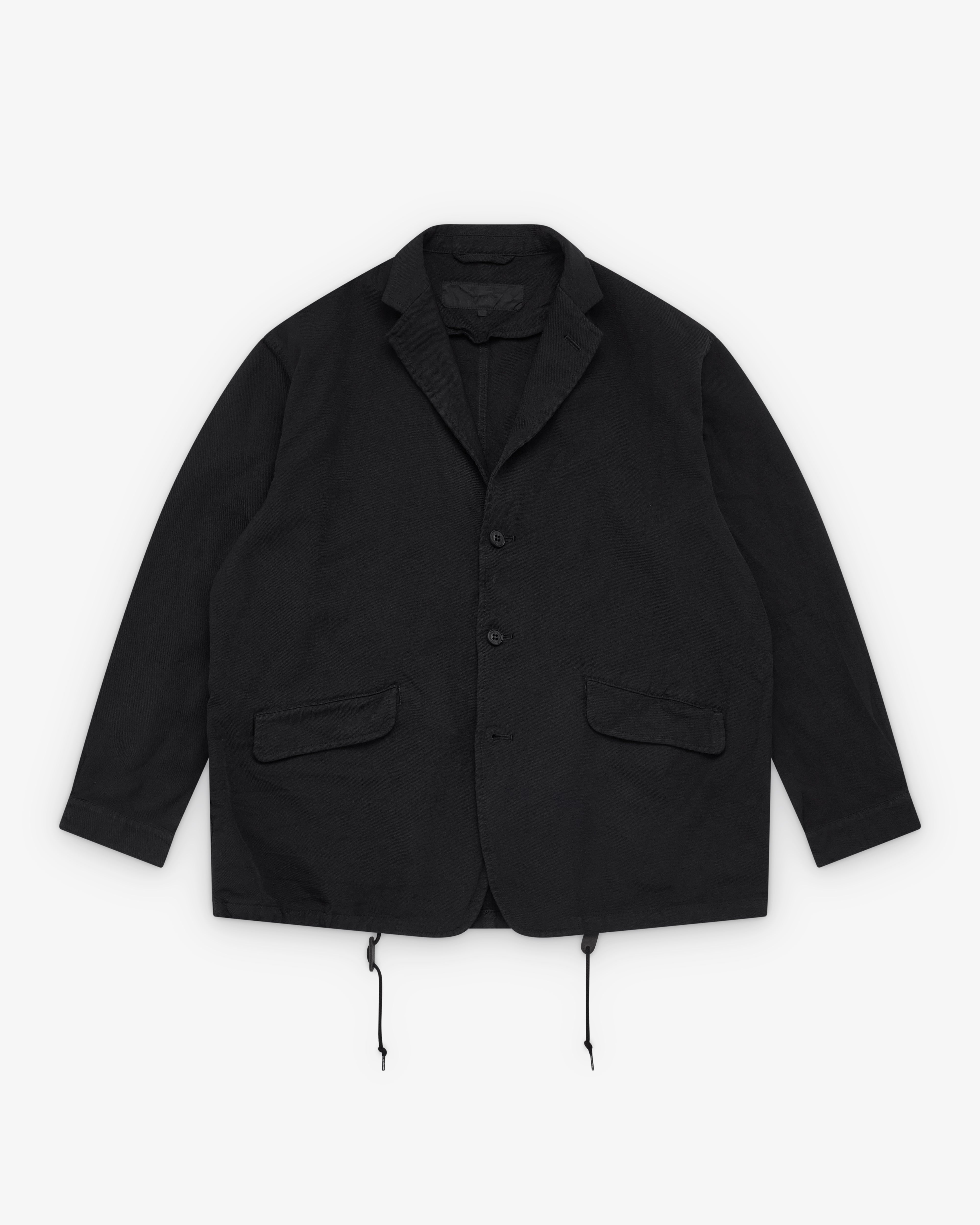 CDG Homme: Men's Garment Dyed Blazer (Black) | DSML E-SHOP