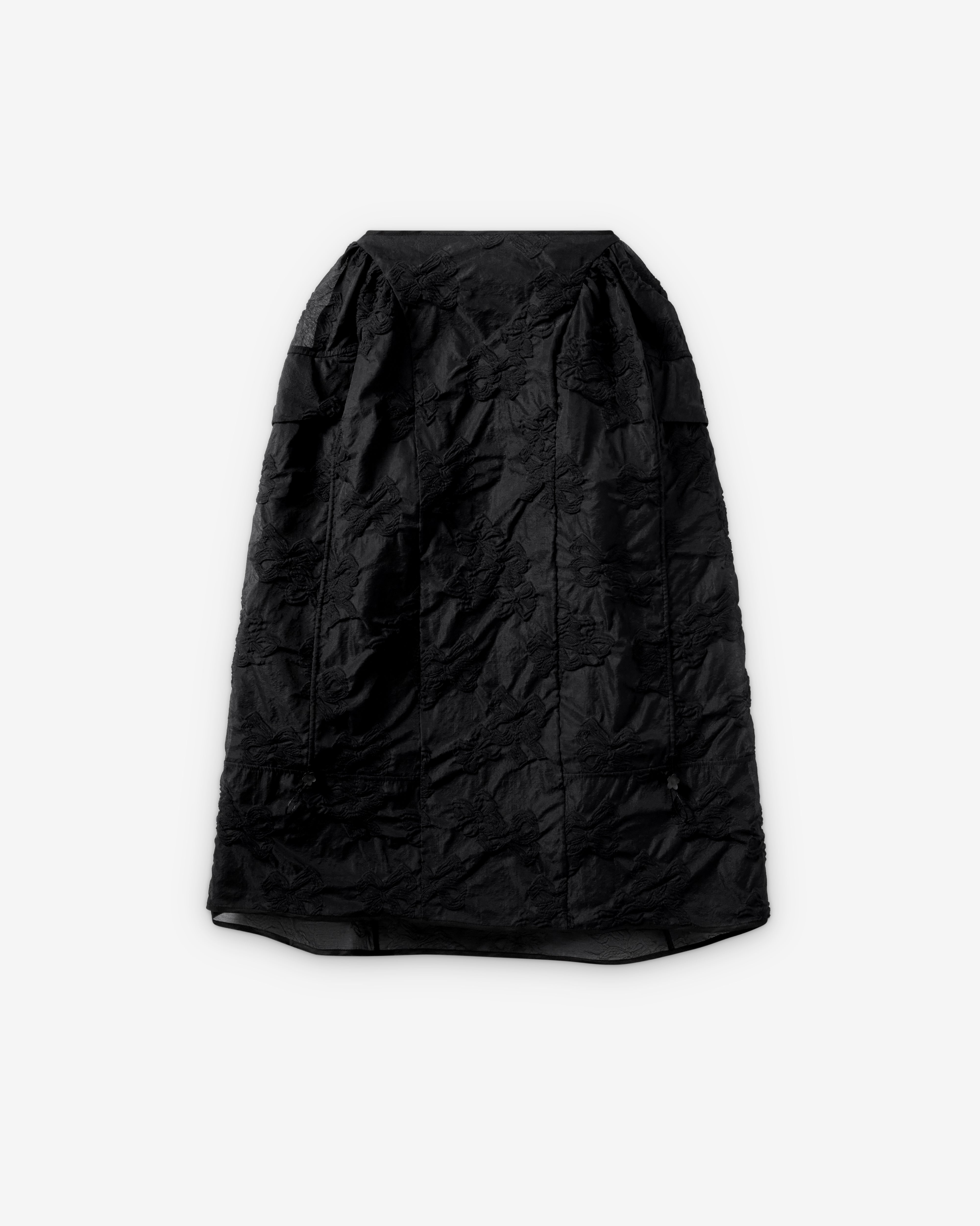 Cecilie Bahnsen: Women's Papillon Matelas Skirt (Black) | Dover