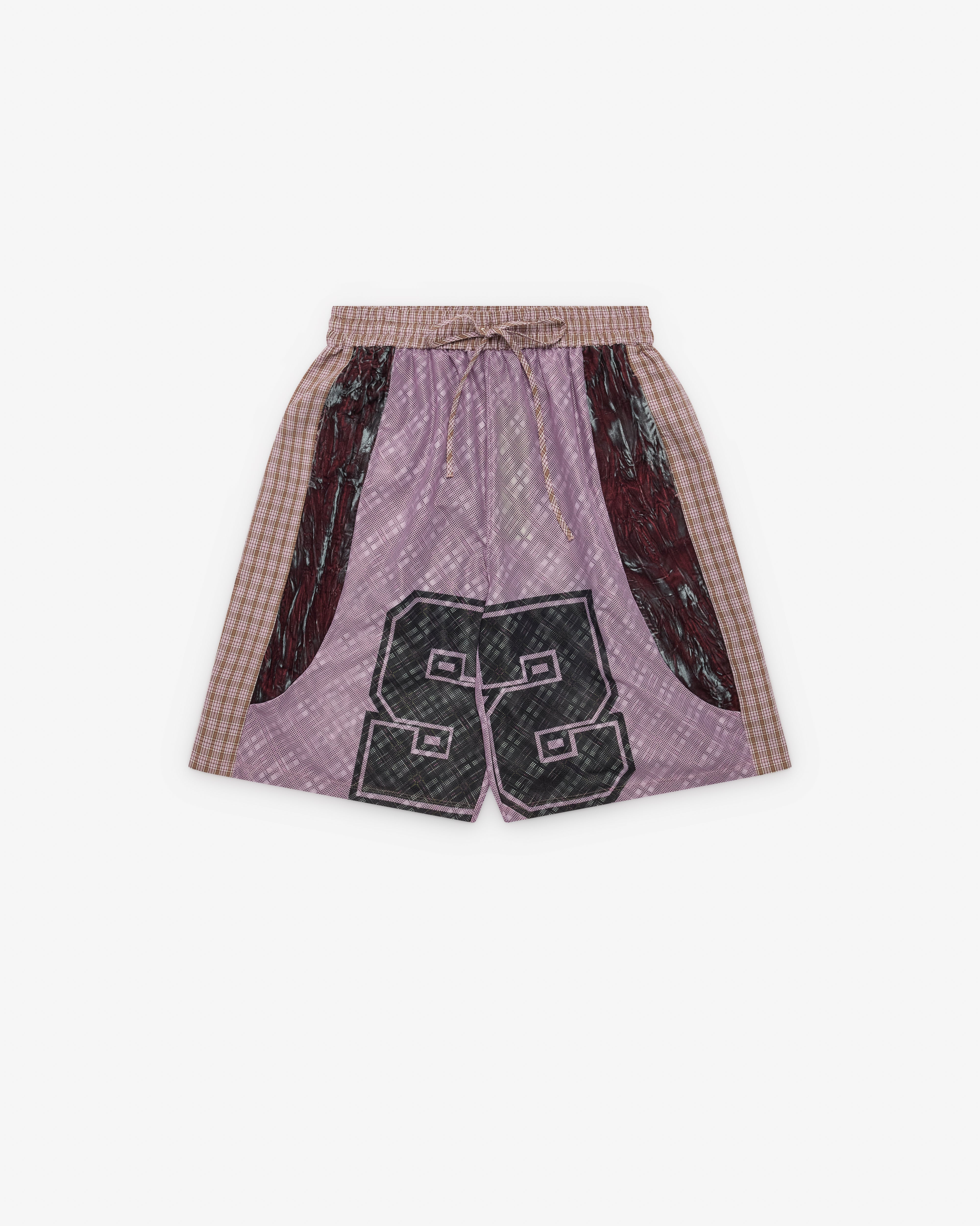 Chopova Lowena: Women's Basketball Shorts (Pink Multi) | Dover